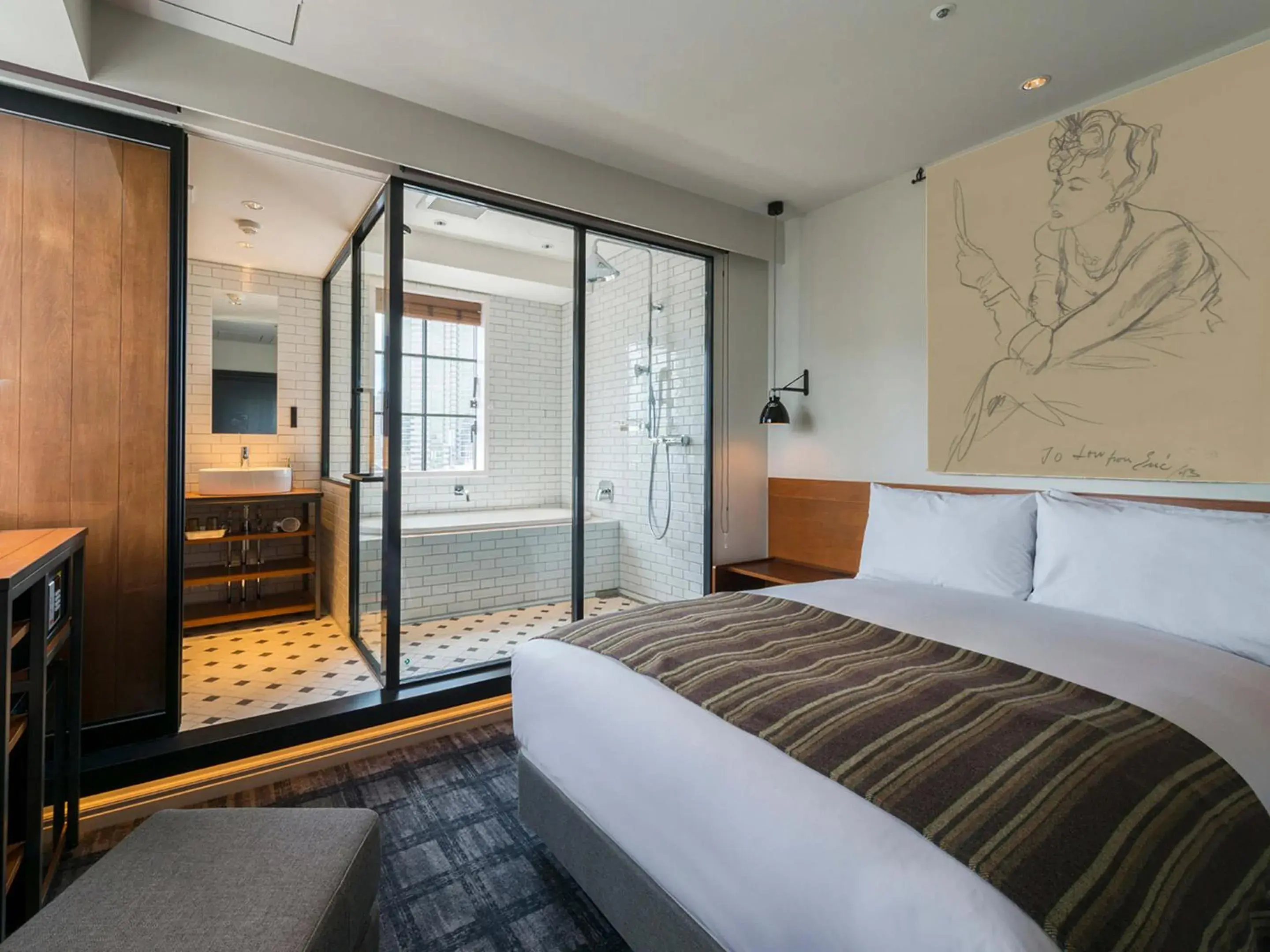 Superior Double Room - Non-Smoking in Ebisuholic Hotel Superior Double Room - Non-Smoking in Ebisuholic Hotel