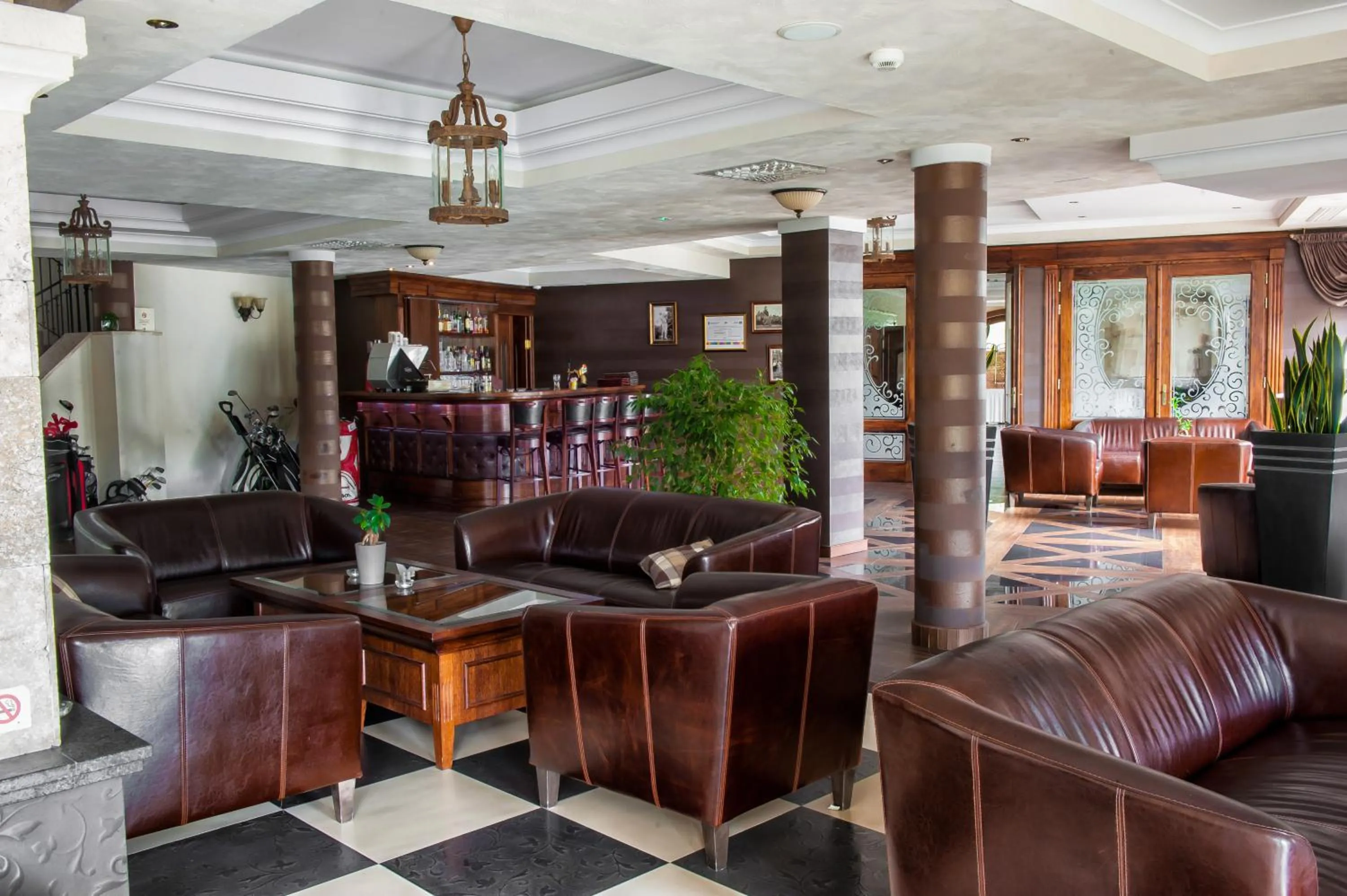 Lobby or reception in Hotel Lipowy Most