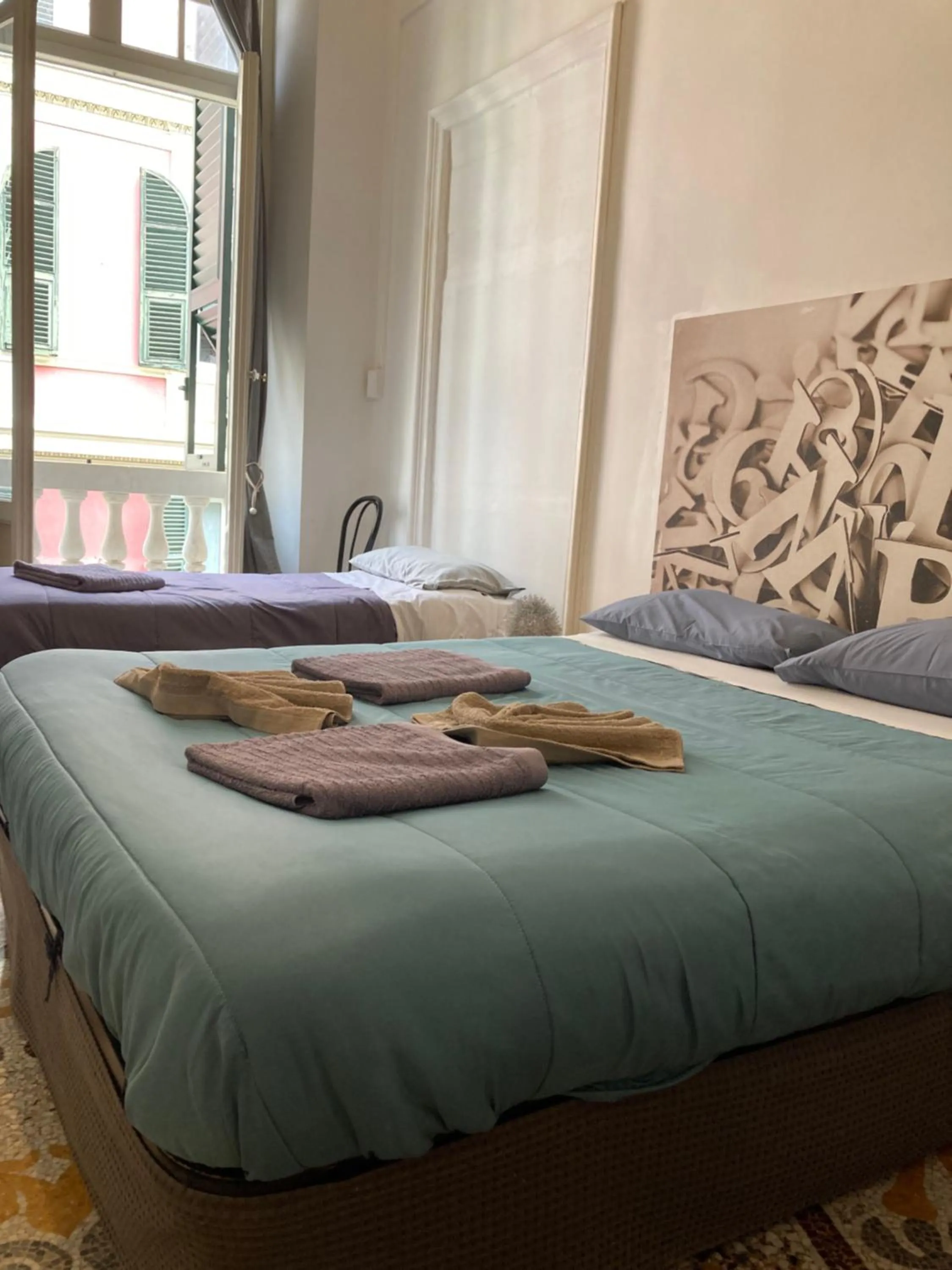 Bed in Guest House Roma