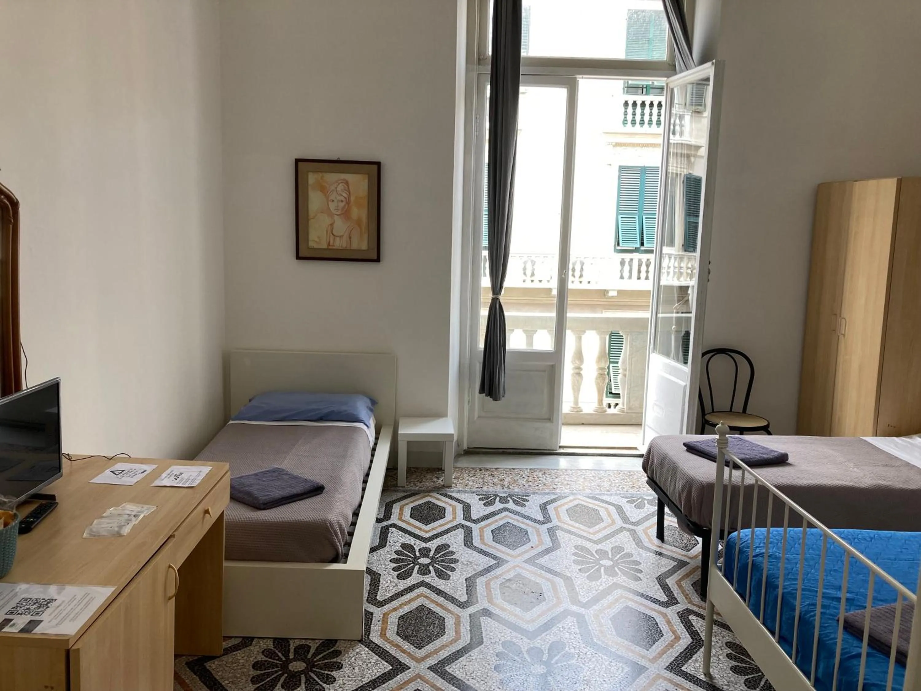 Bed in Guest House Roma