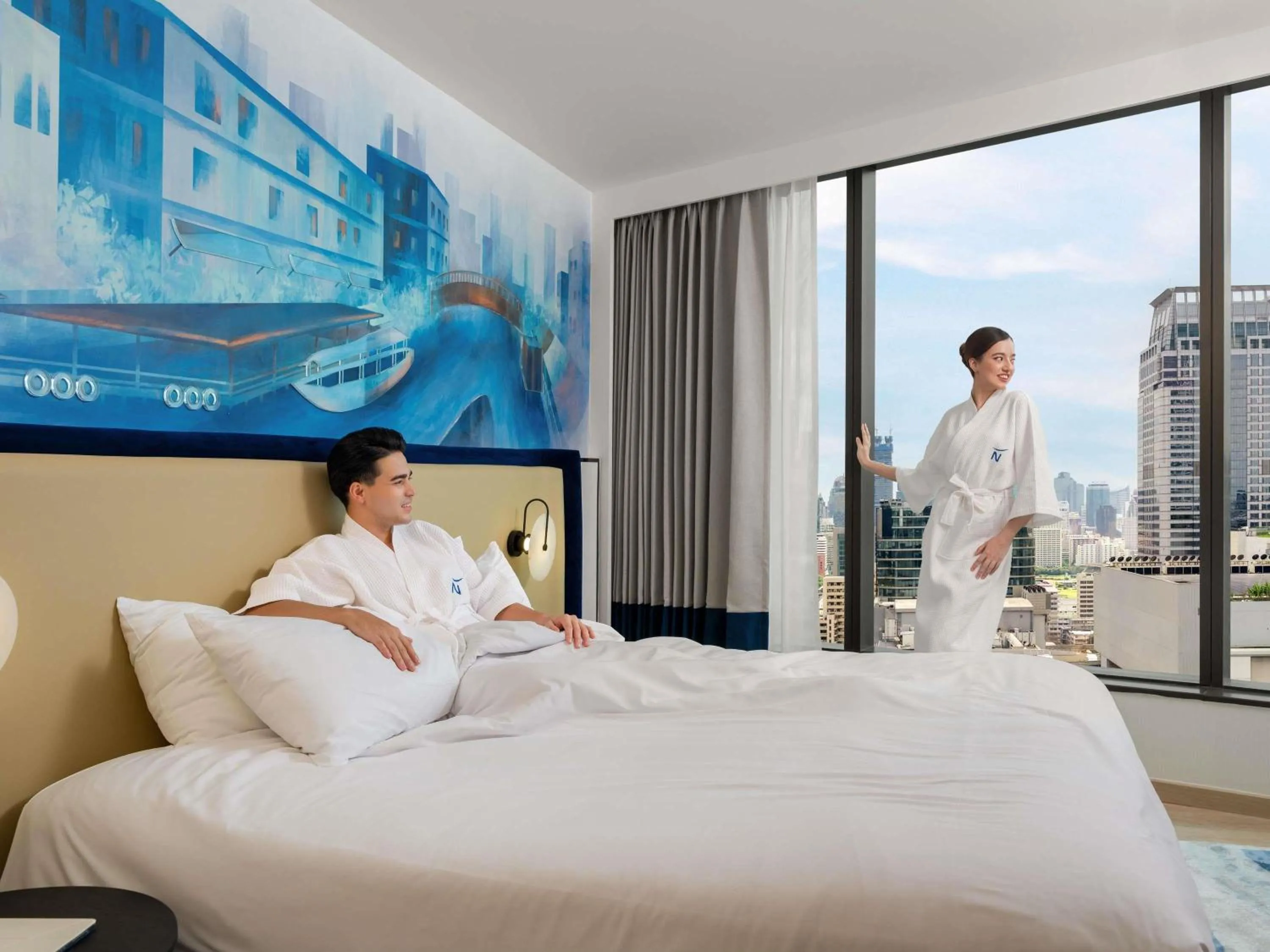 Bedroom, Bed in Novotel Bangkok Platinum Pratunam