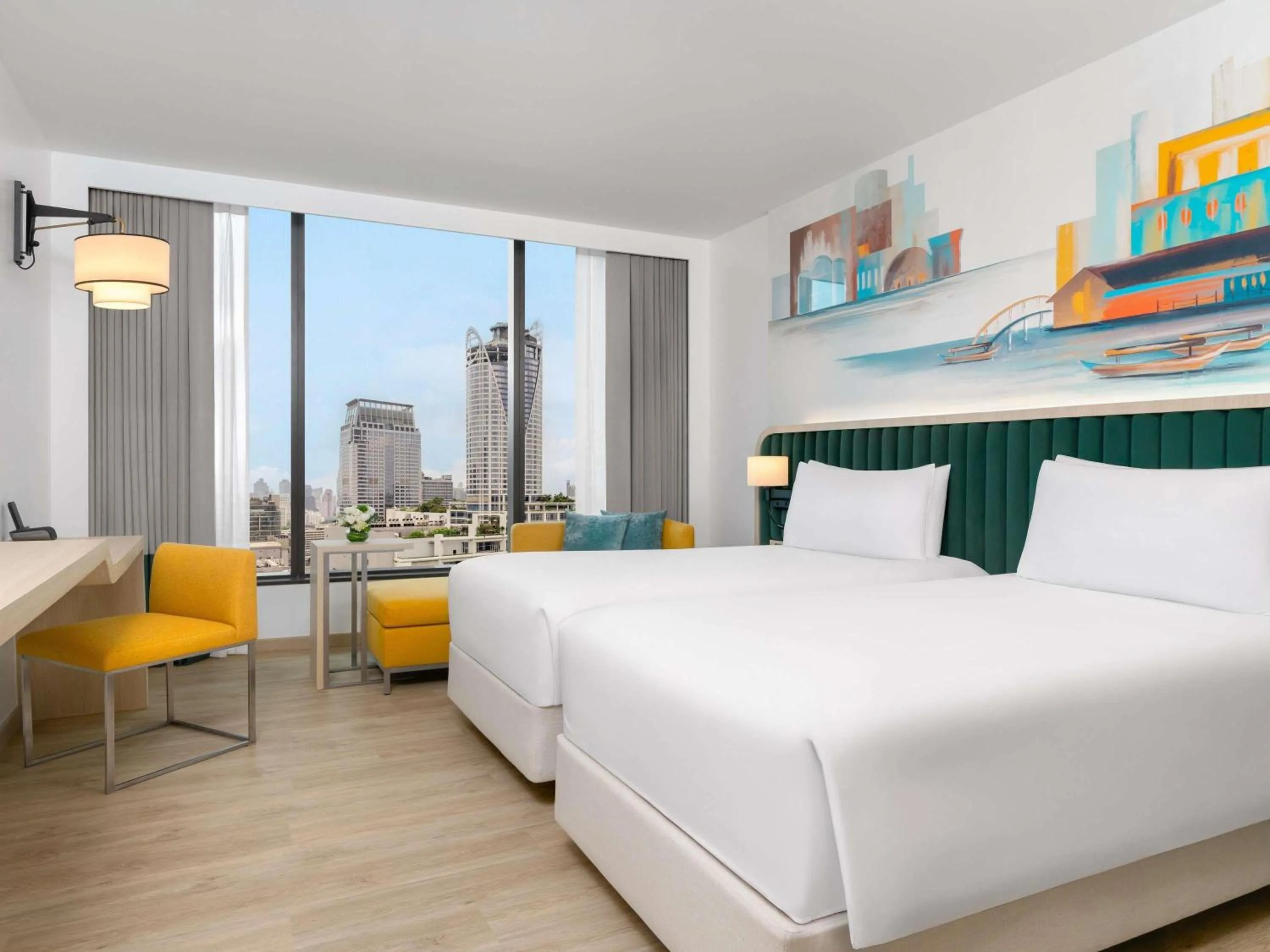 Bedroom, Bed in Novotel Bangkok Platinum Pratunam