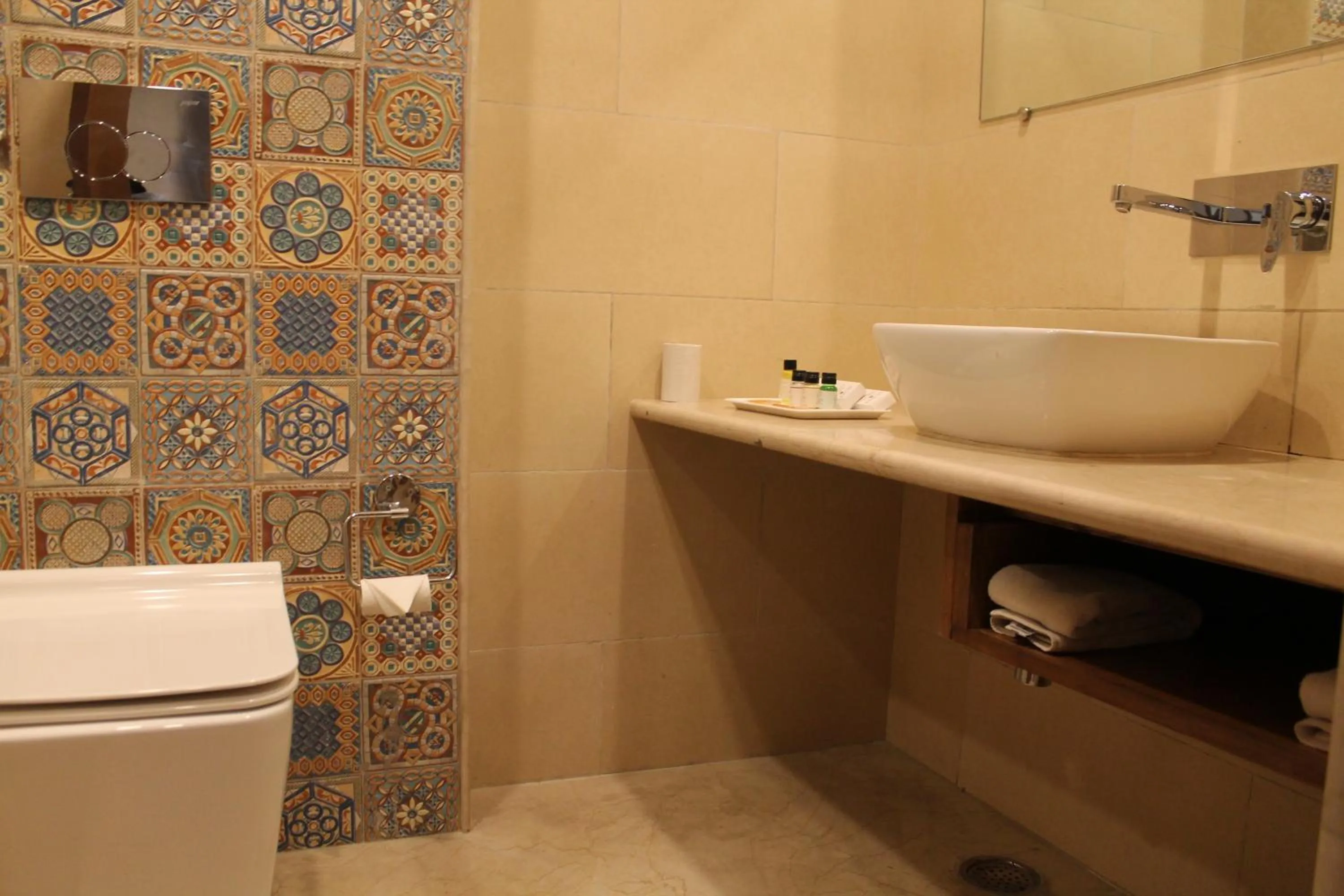 Bathroom in Hotel Surya, Kaiser Palace