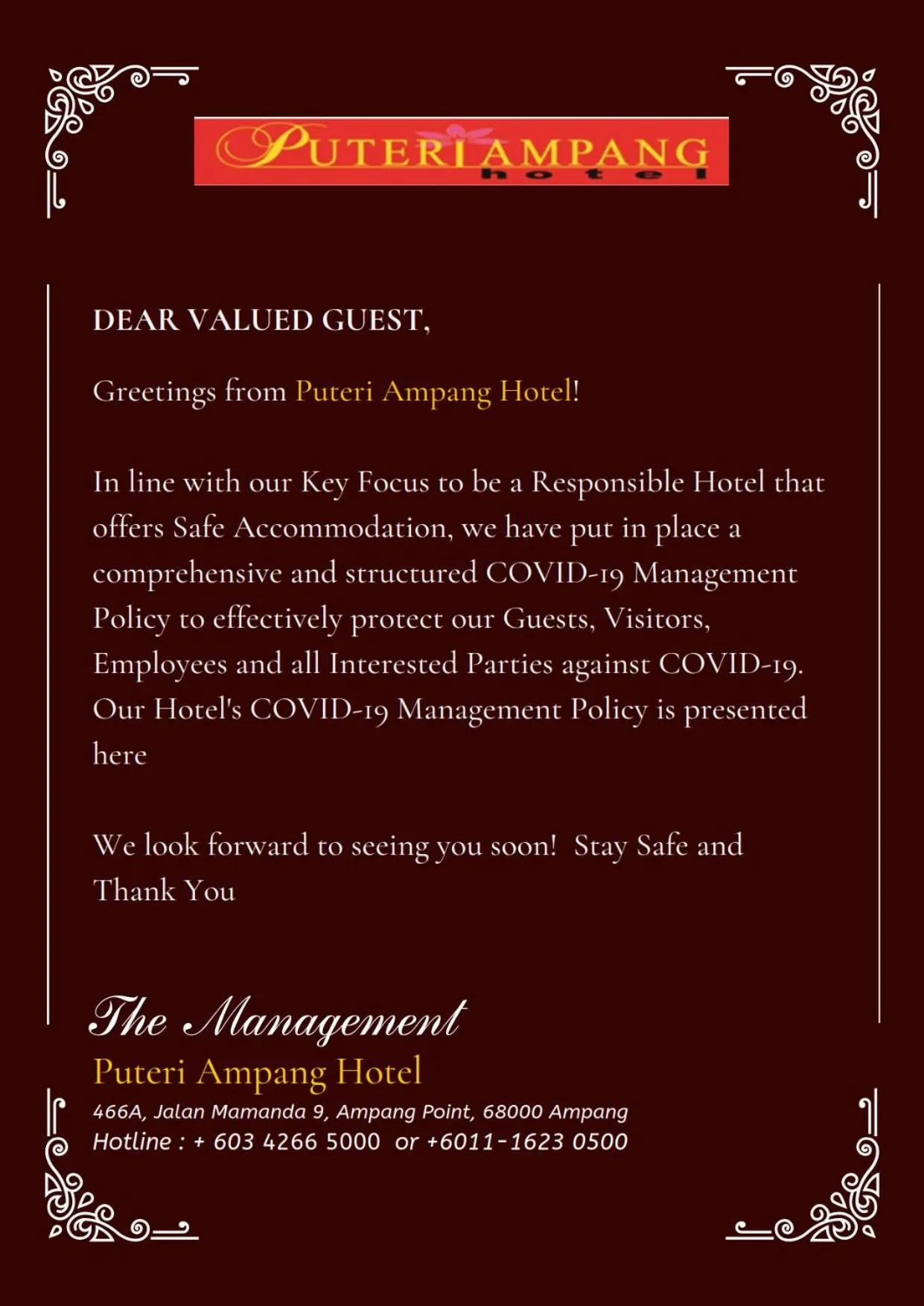 Property logo or sign in Puteri Ampang Hotel