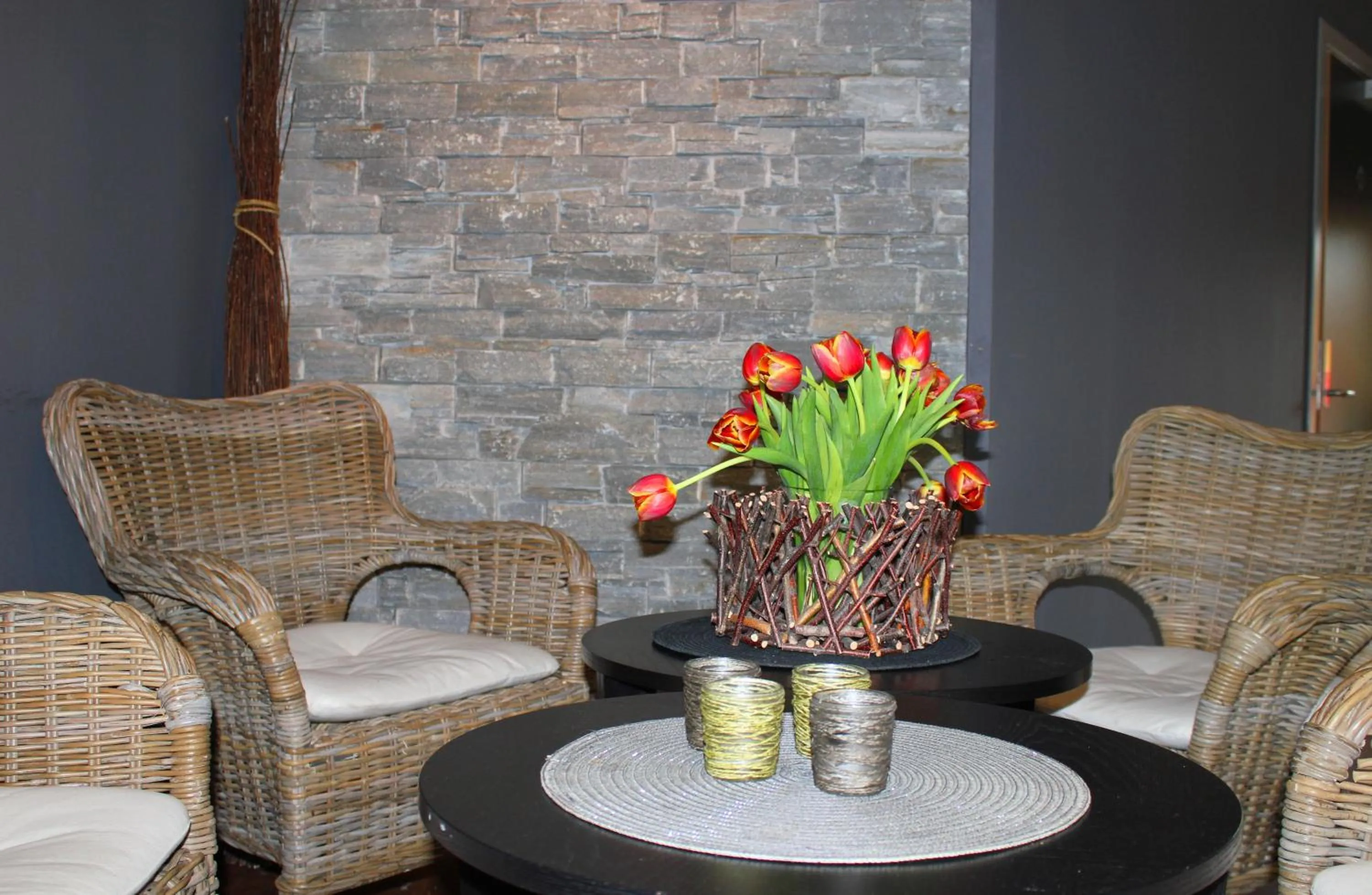 Lobby or reception in Heimat Brokelandsheia