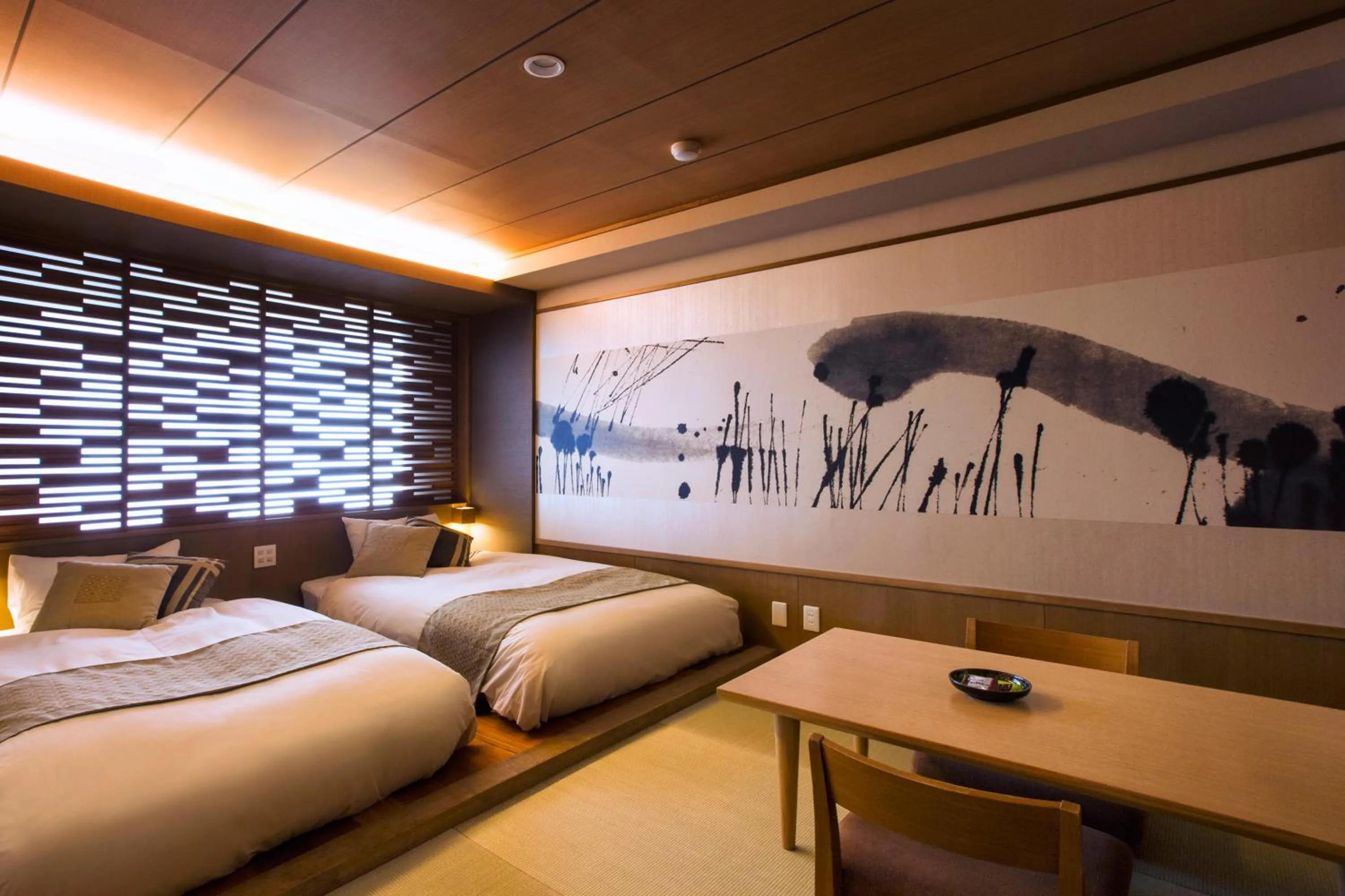 Bed in Choyo Resort Hotel