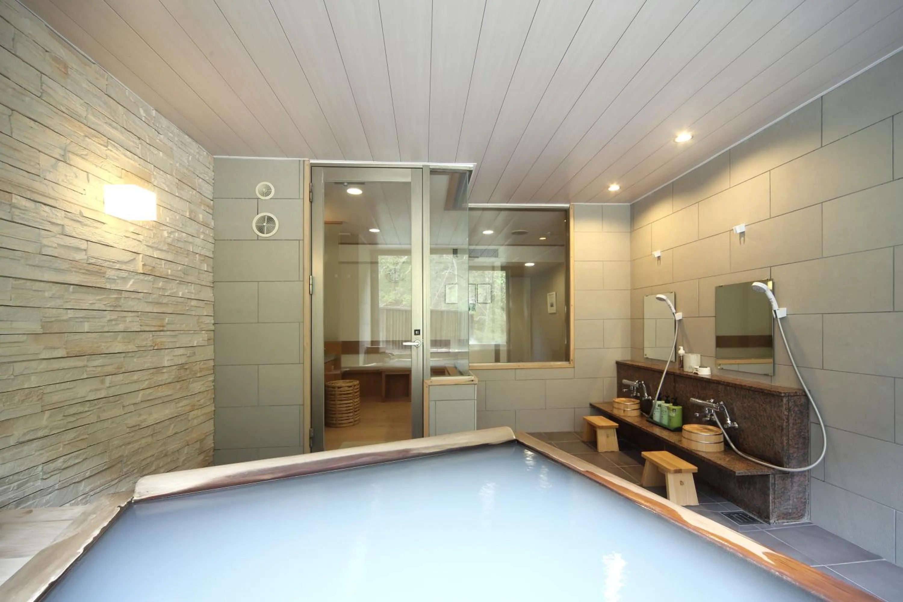 Hot Spring Bath in Choyo Resort Hotel