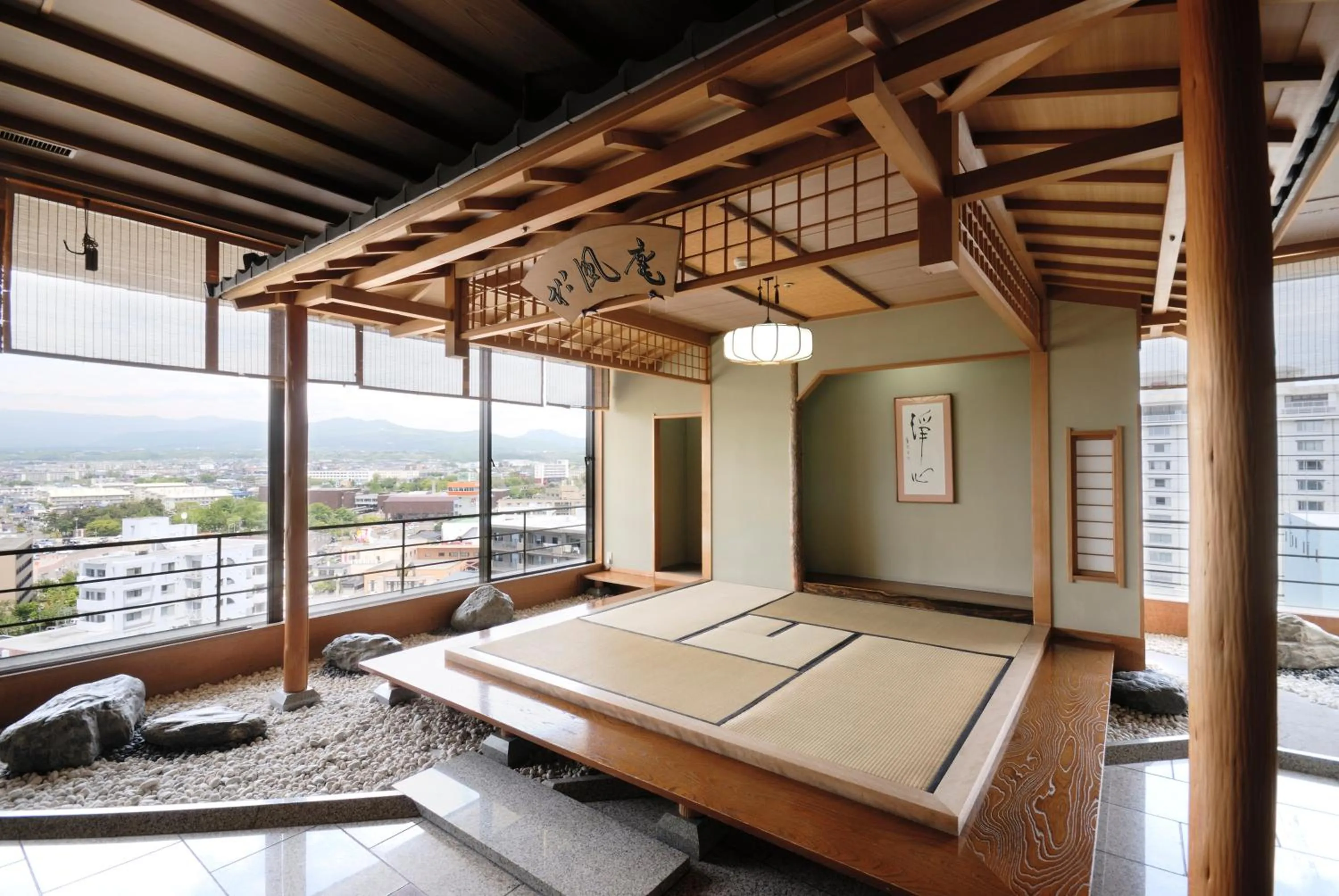 Area and facilities in Takuboku Tei