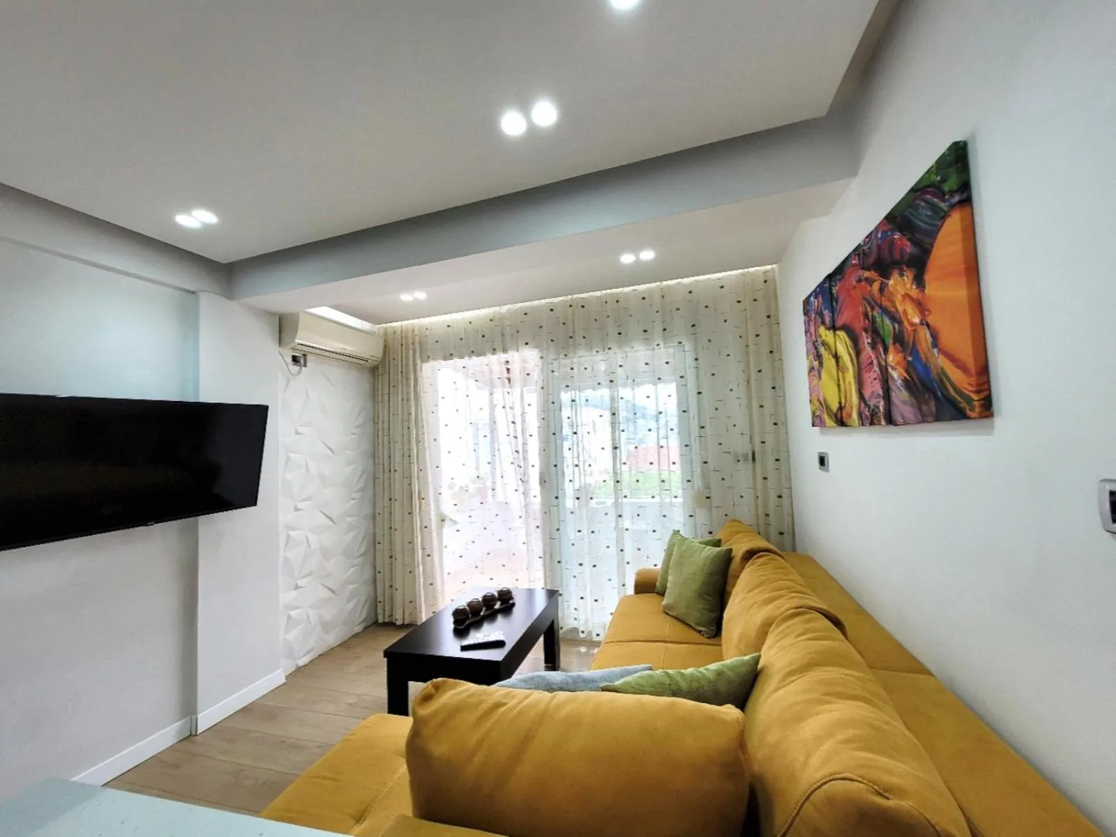 Seating area in Loi apartment