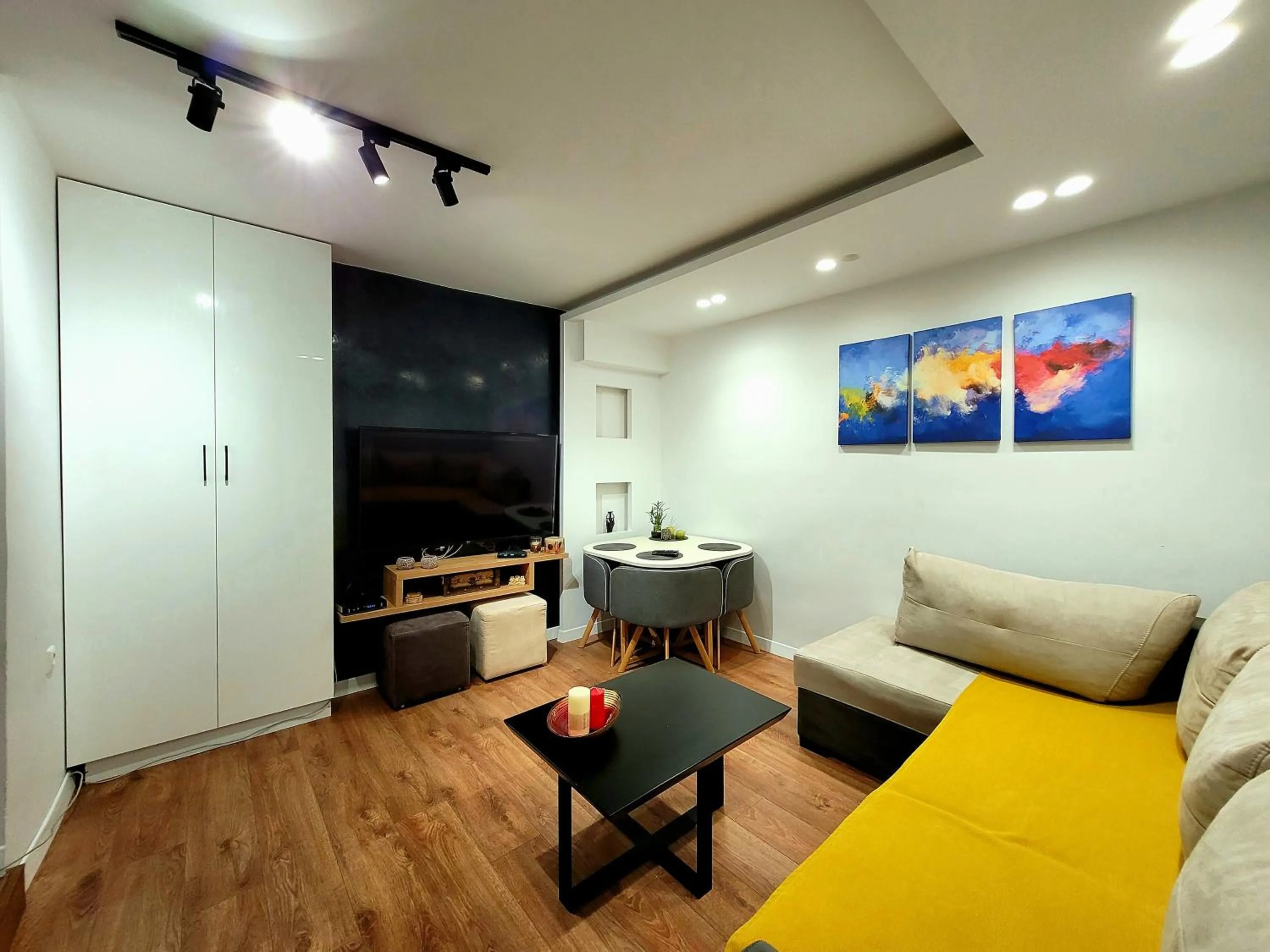 Seating area in Loi apartment