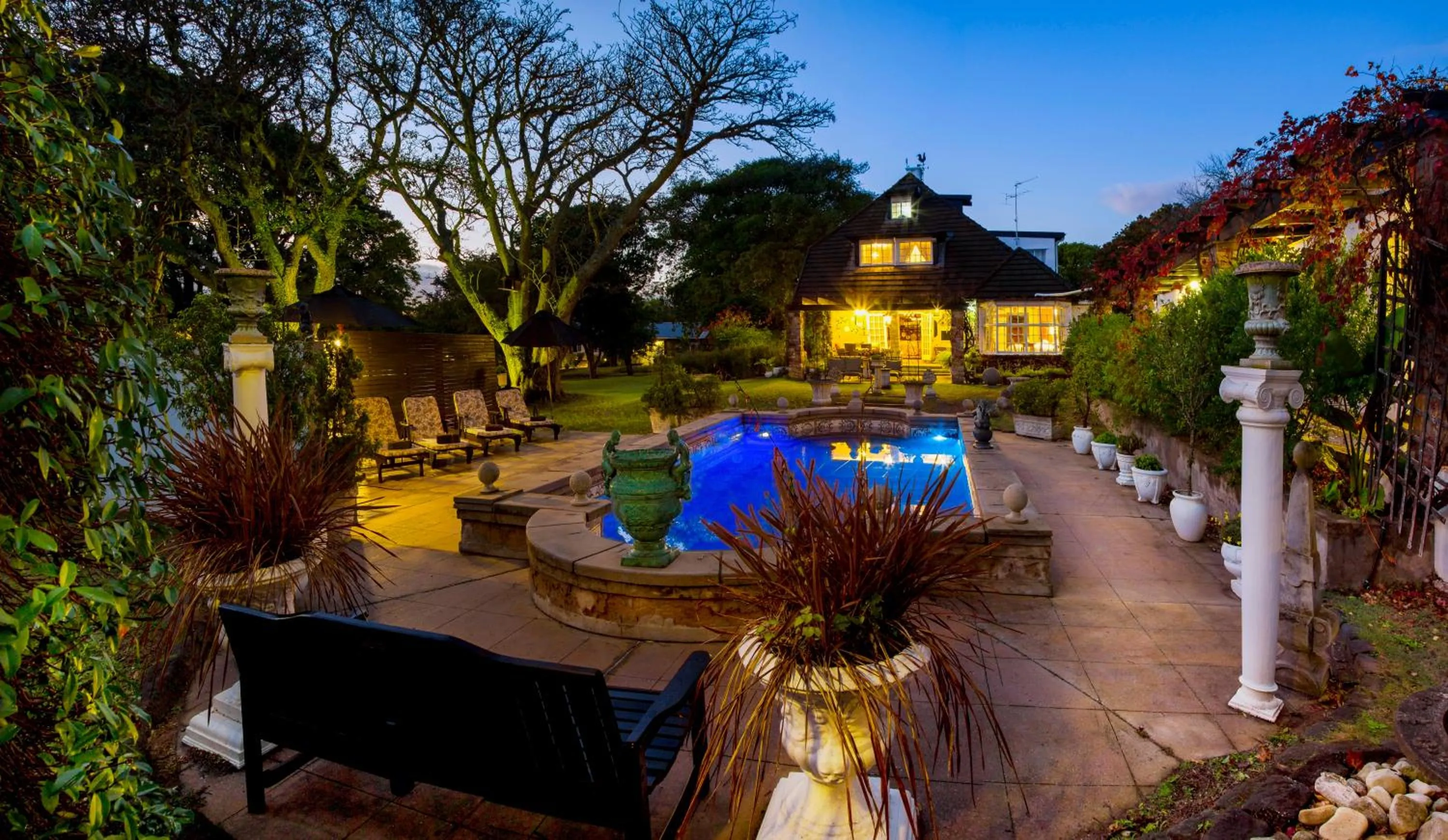 Patio in Forest Hall Guest House