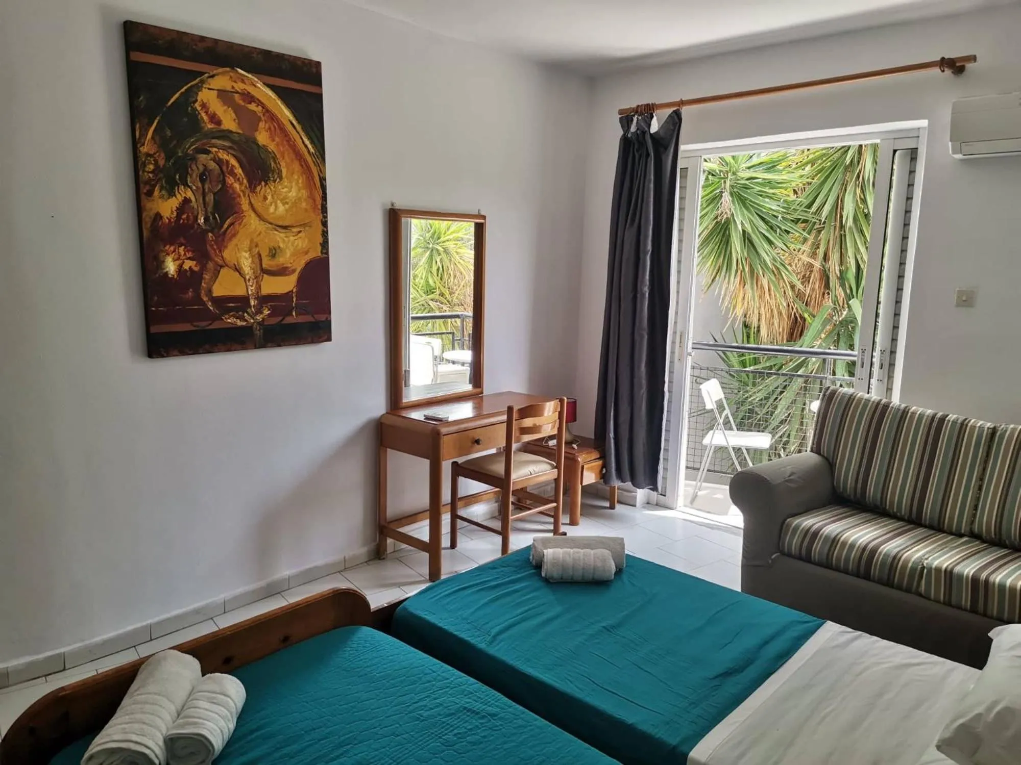 Bedroom, Bed in Pantheon Apartments Kos Town