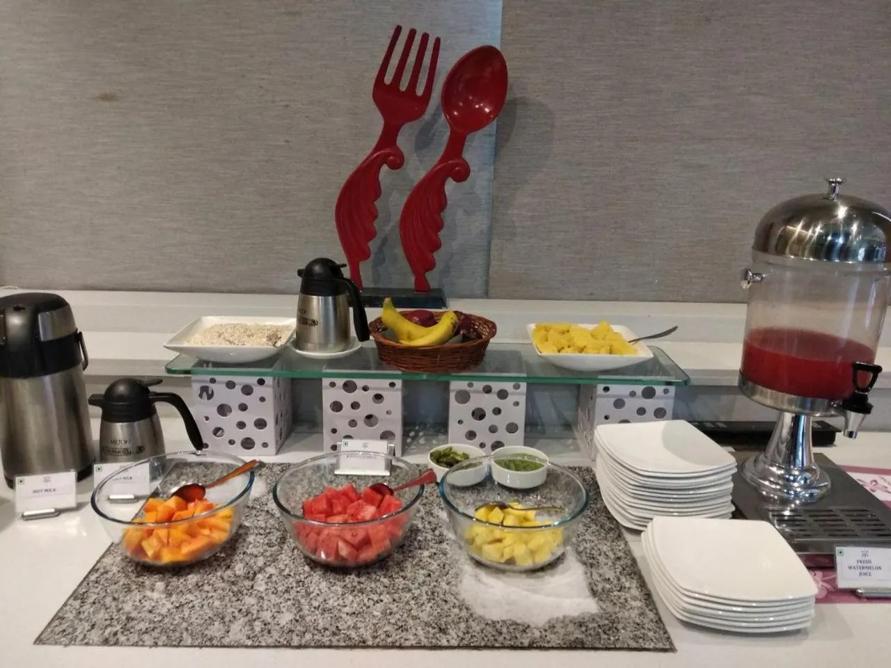 Breakfast in Royal Orchid Central Vadodara