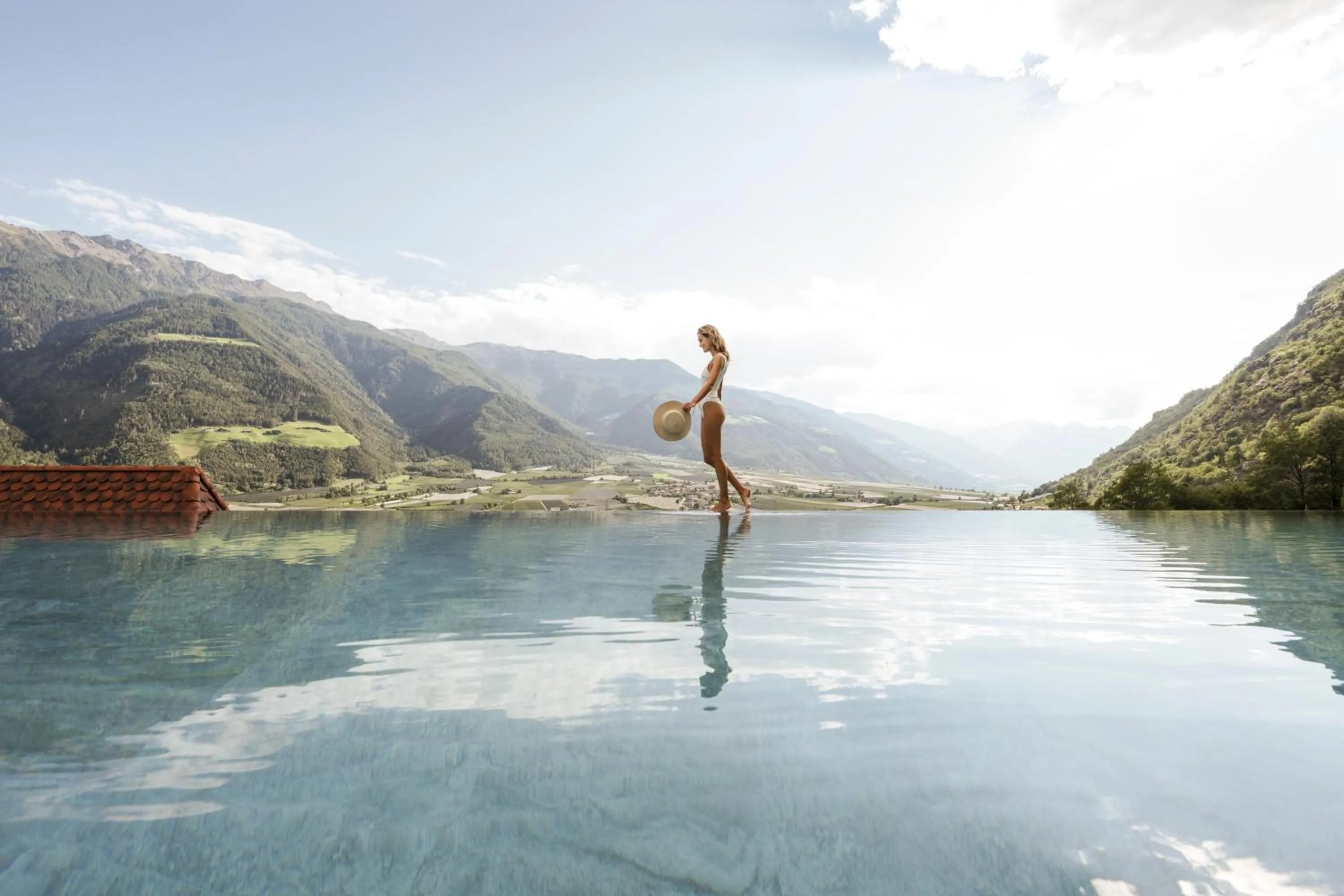 Swimming pool in Preidlhof Luxury Dolce Vita Resort