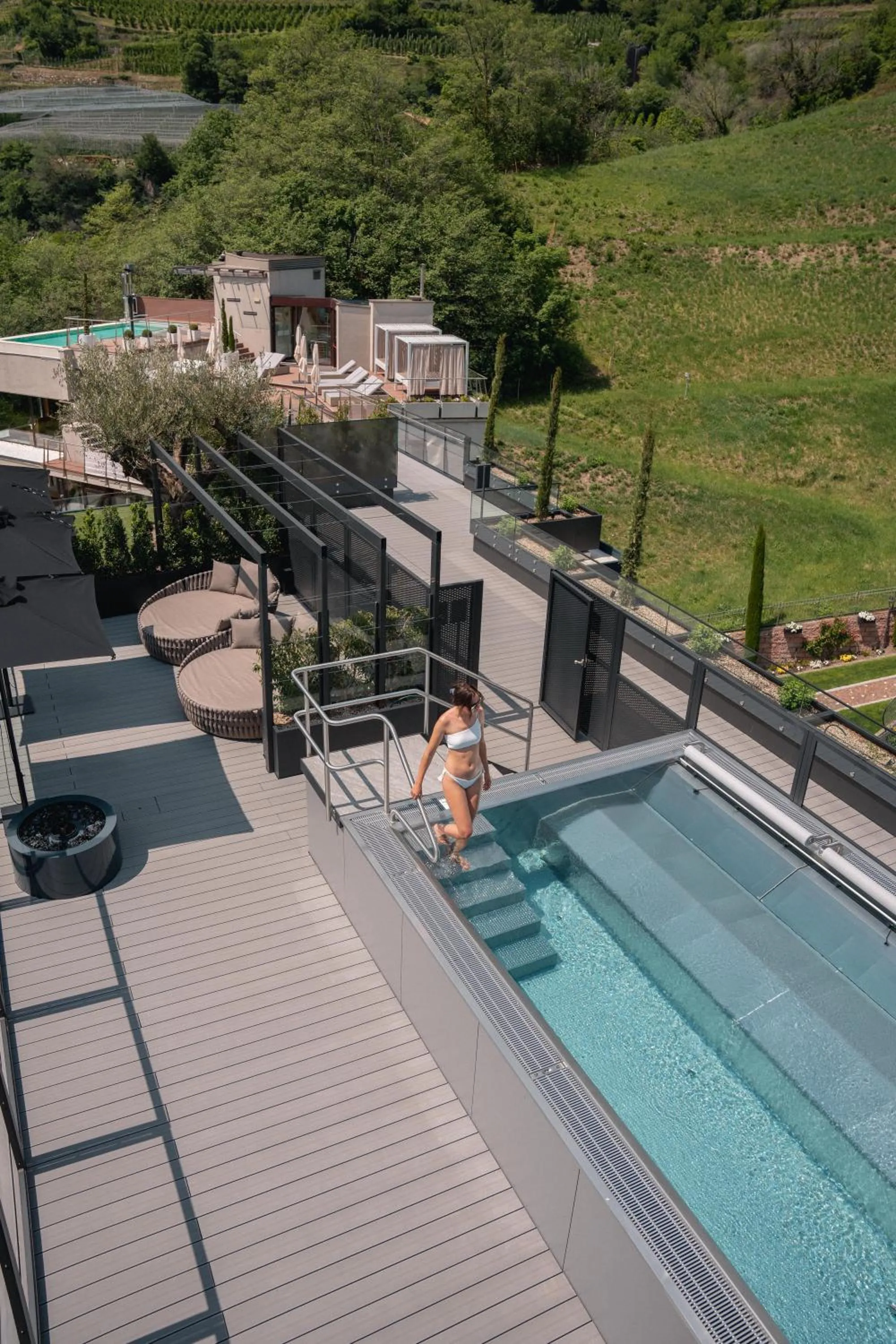 Swimming pool in Preidlhof Luxury Dolce Vita Resort