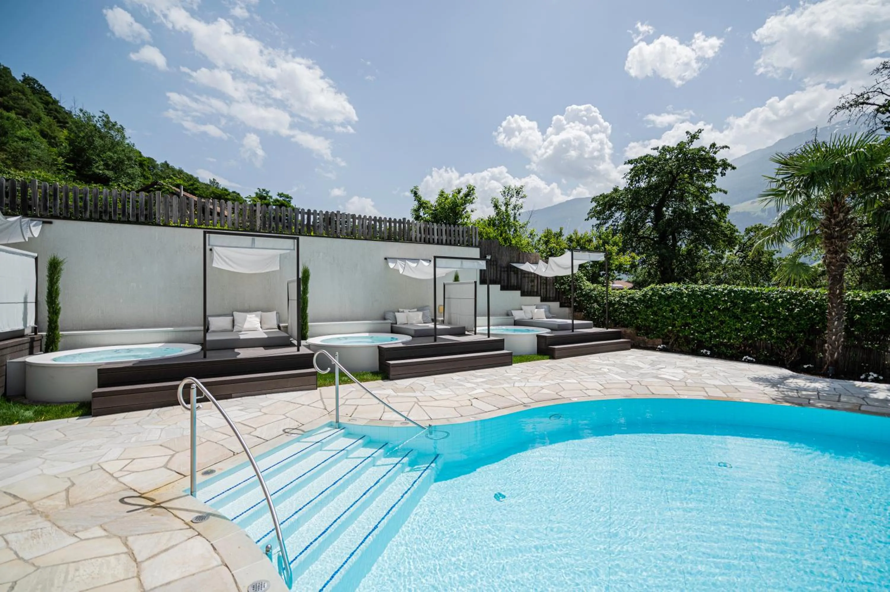 Swimming pool in Preidlhof Luxury Dolce Vita Resort