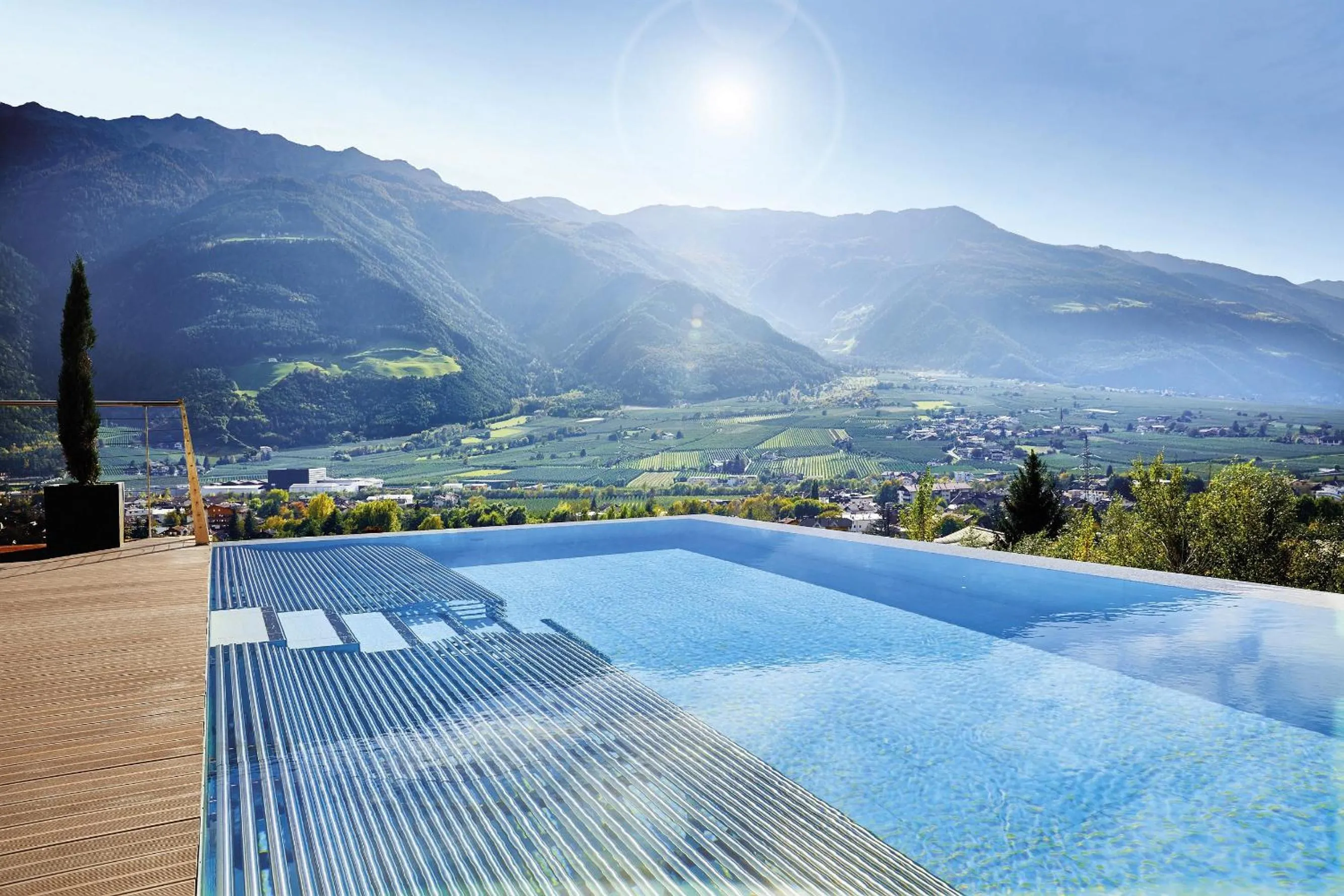 Swimming pool in Preidlhof Luxury Dolce Vita Resort