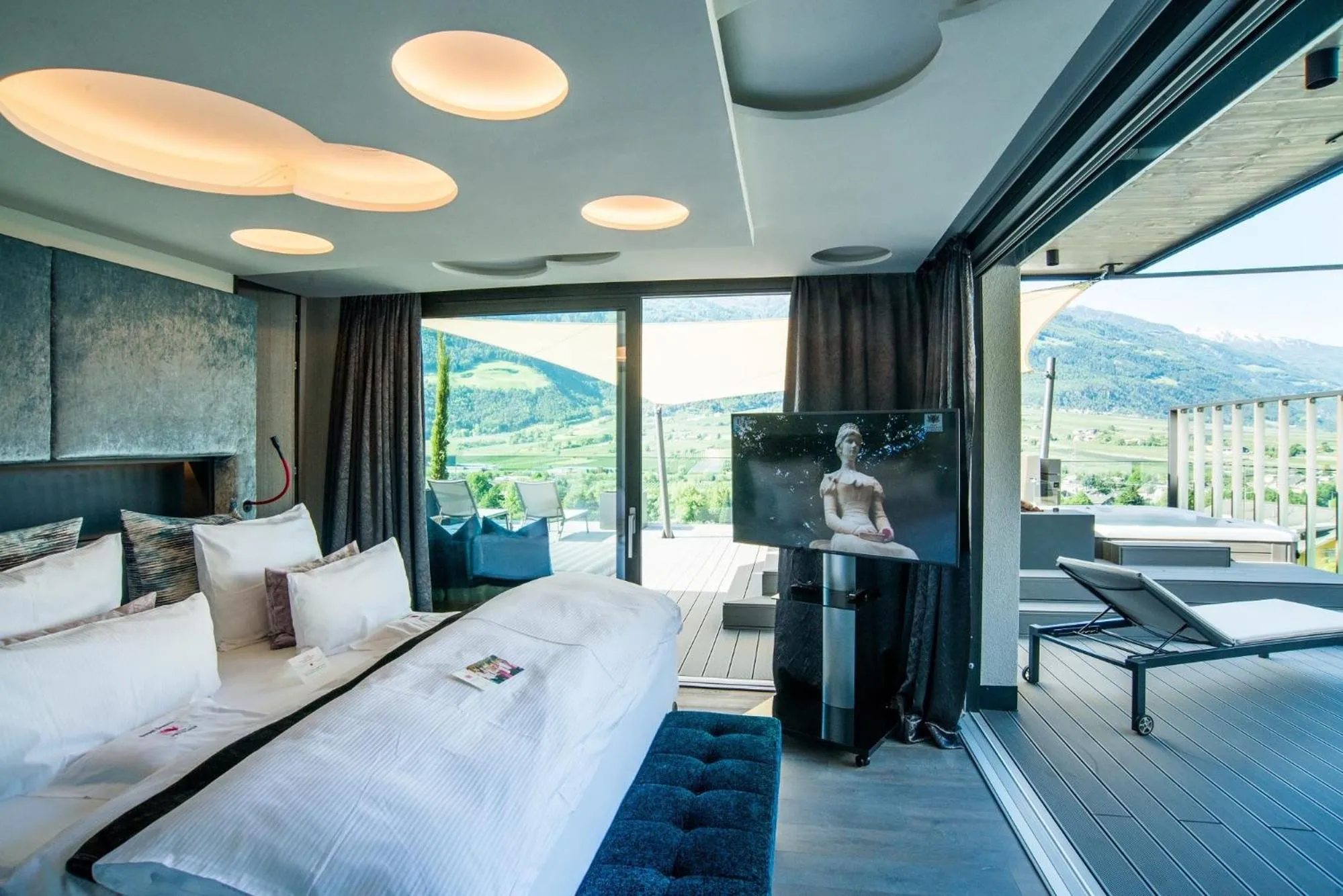 Bedroom, Bed in Preidlhof Luxury Dolce Vita Resort
