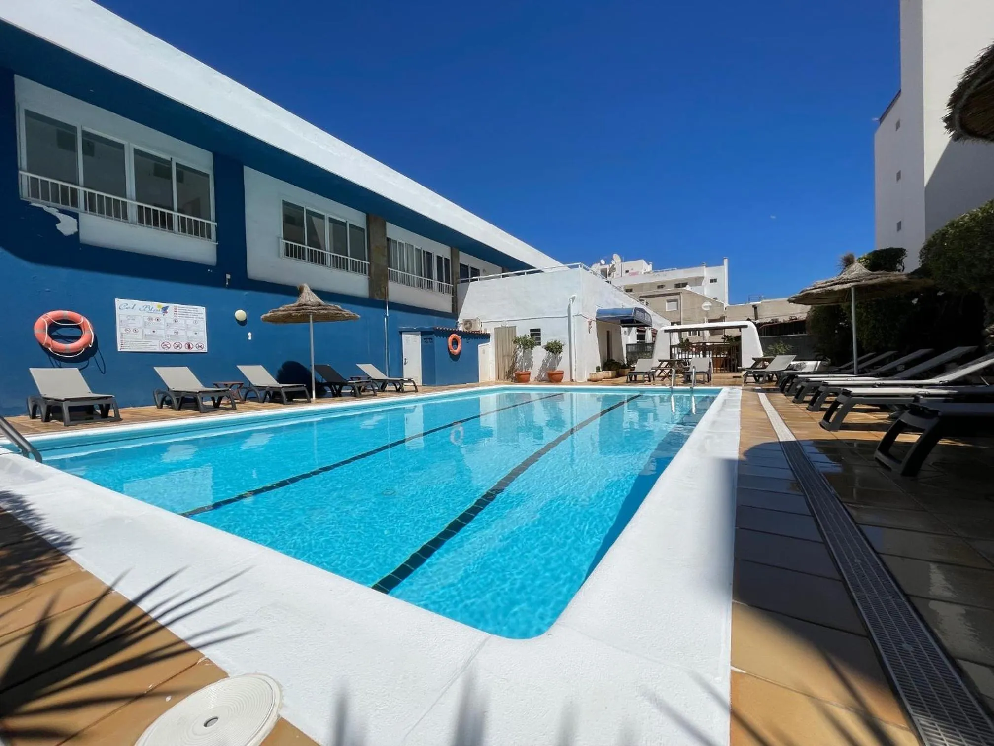 Swimming pool in Apartamentos Cel Blau