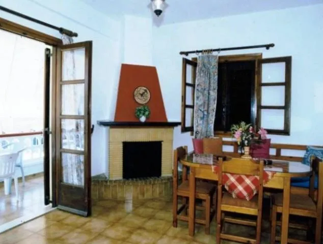Dining area in Eleni Apartments