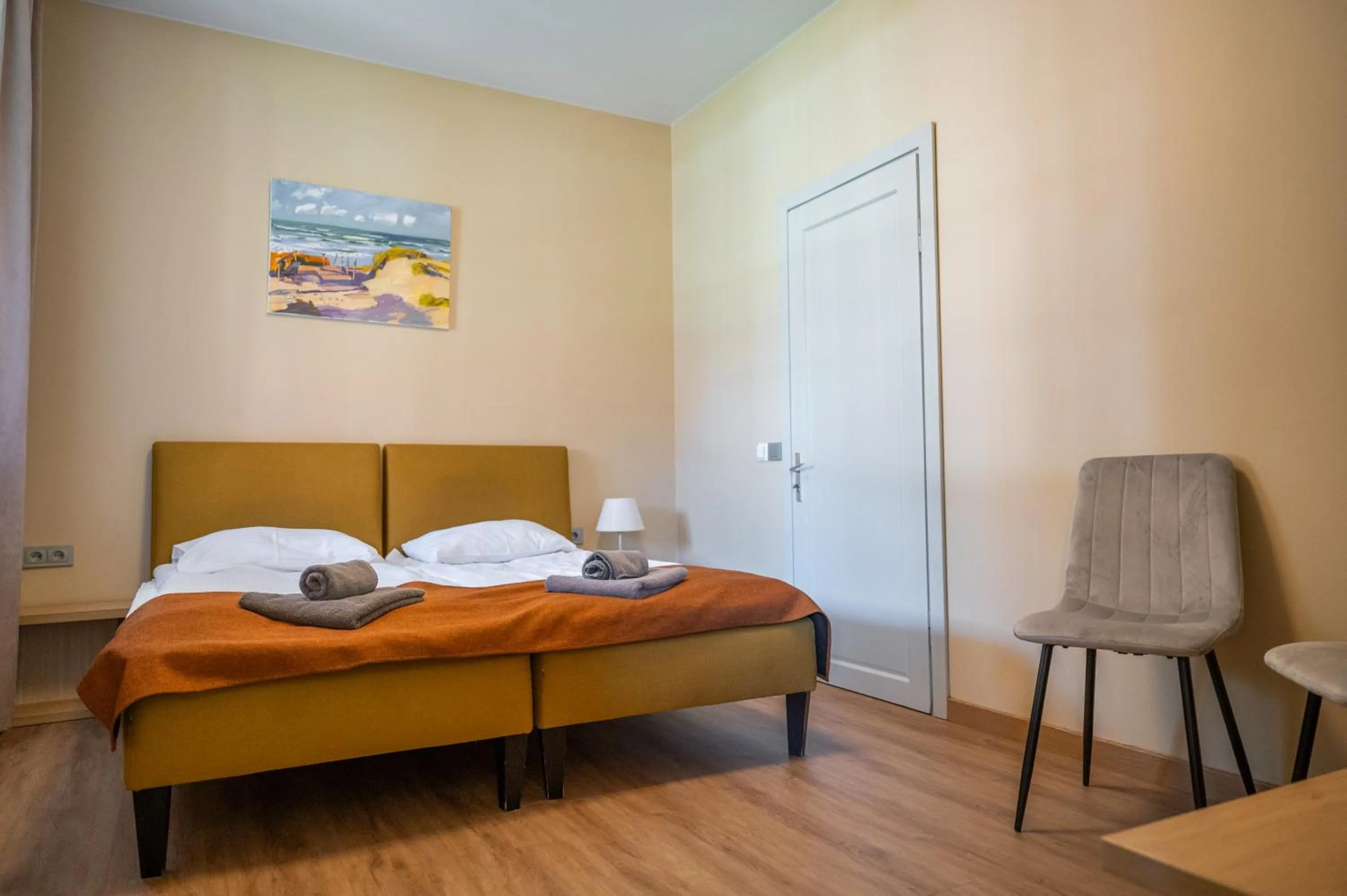 Bedroom, Bed in Hotel Palanga Camping