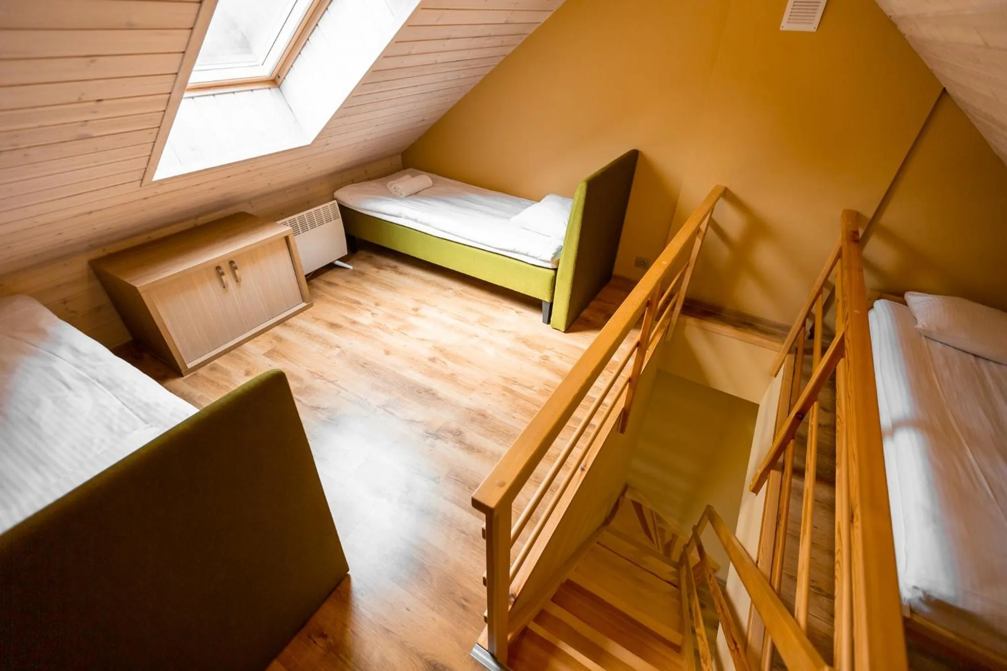 Bedroom, Bed in Hotel Palanga Camping