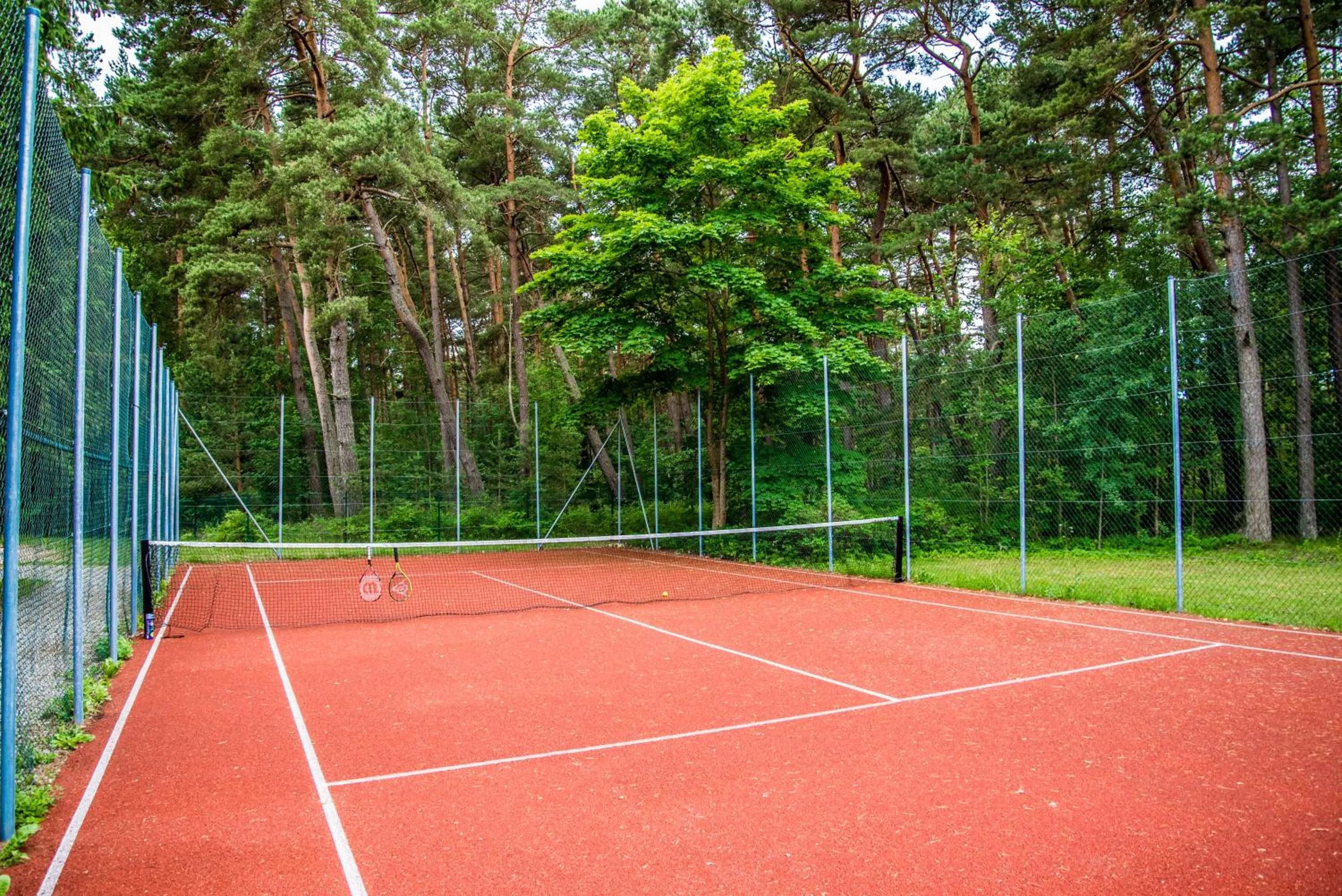 Tennis court in Hotel Palanga Camping