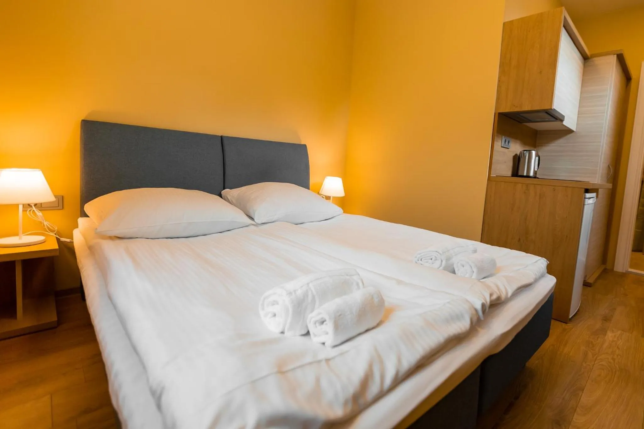 Bed in Hotel Palanga Camping