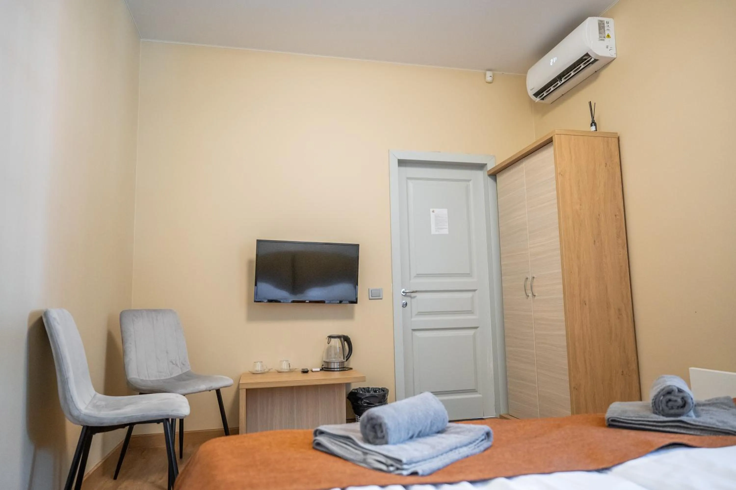 Bedroom, Bed in Hotel Palanga Camping