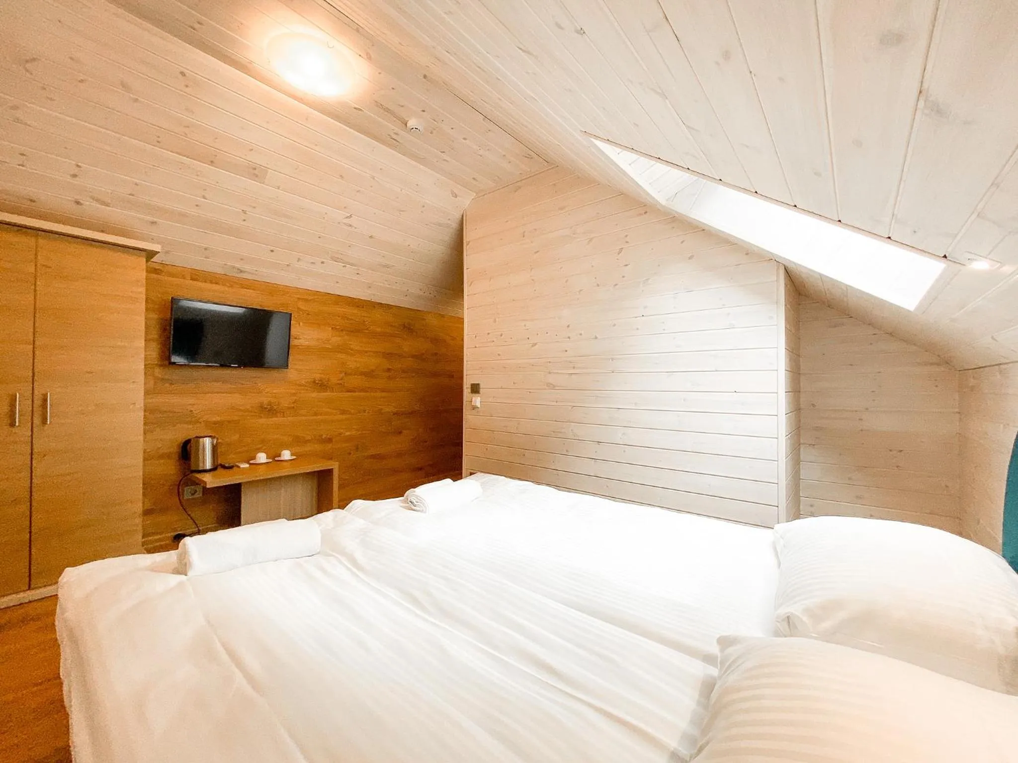 Bedroom, Bed in Hotel Palanga Camping