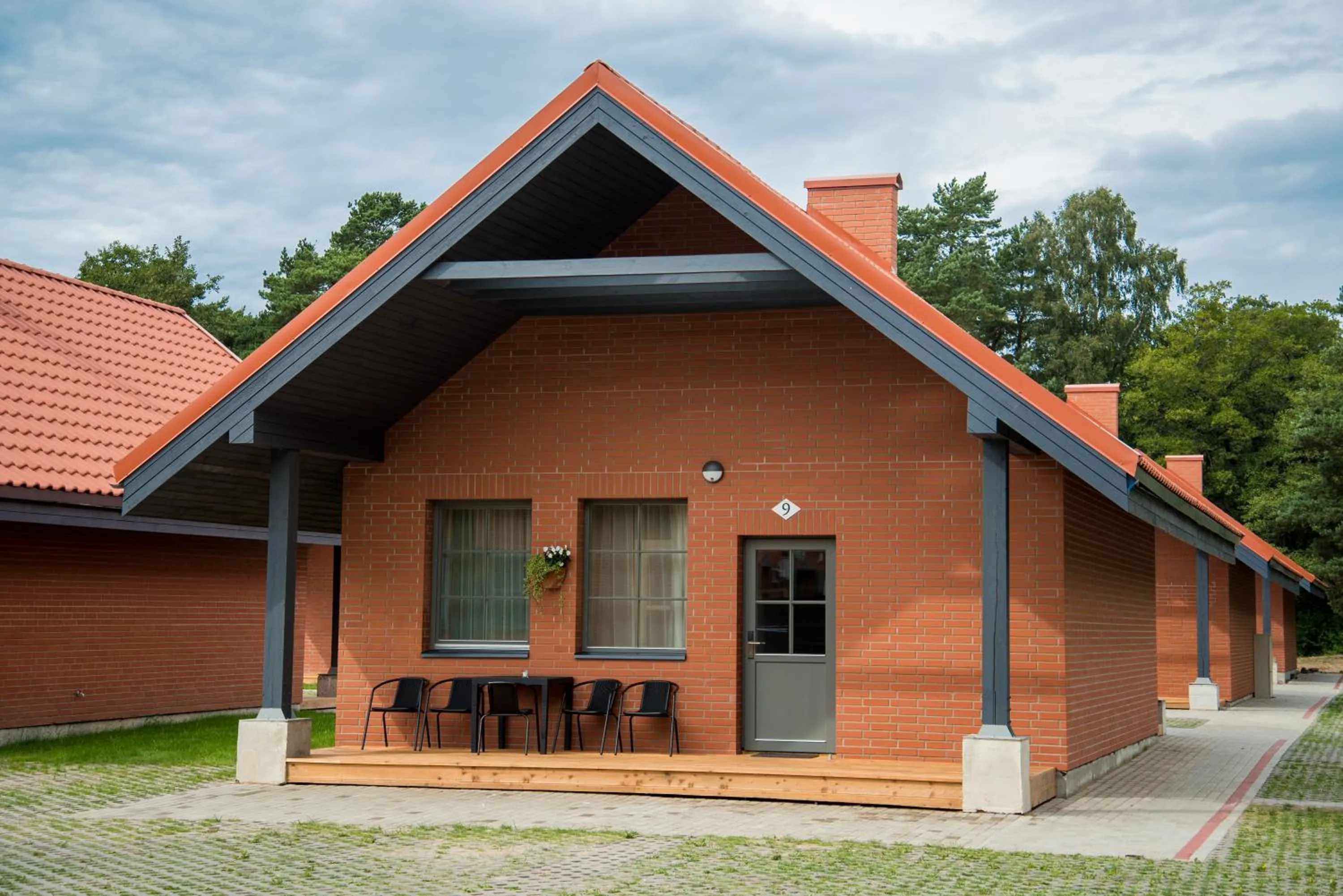 Facade/entrance in Hotel Palanga Camping