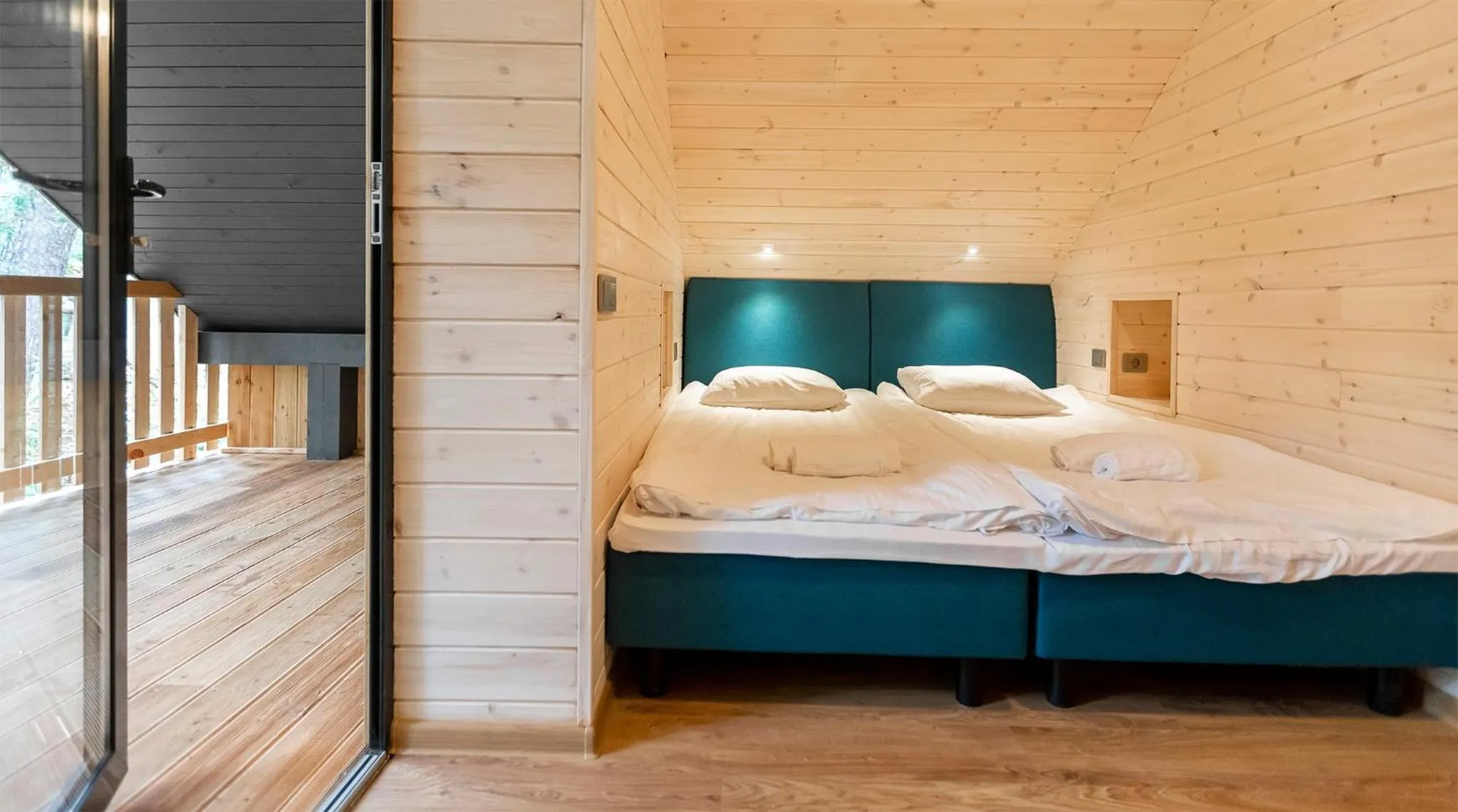 Photo of the whole room, Bed in Hotel Palanga Camping