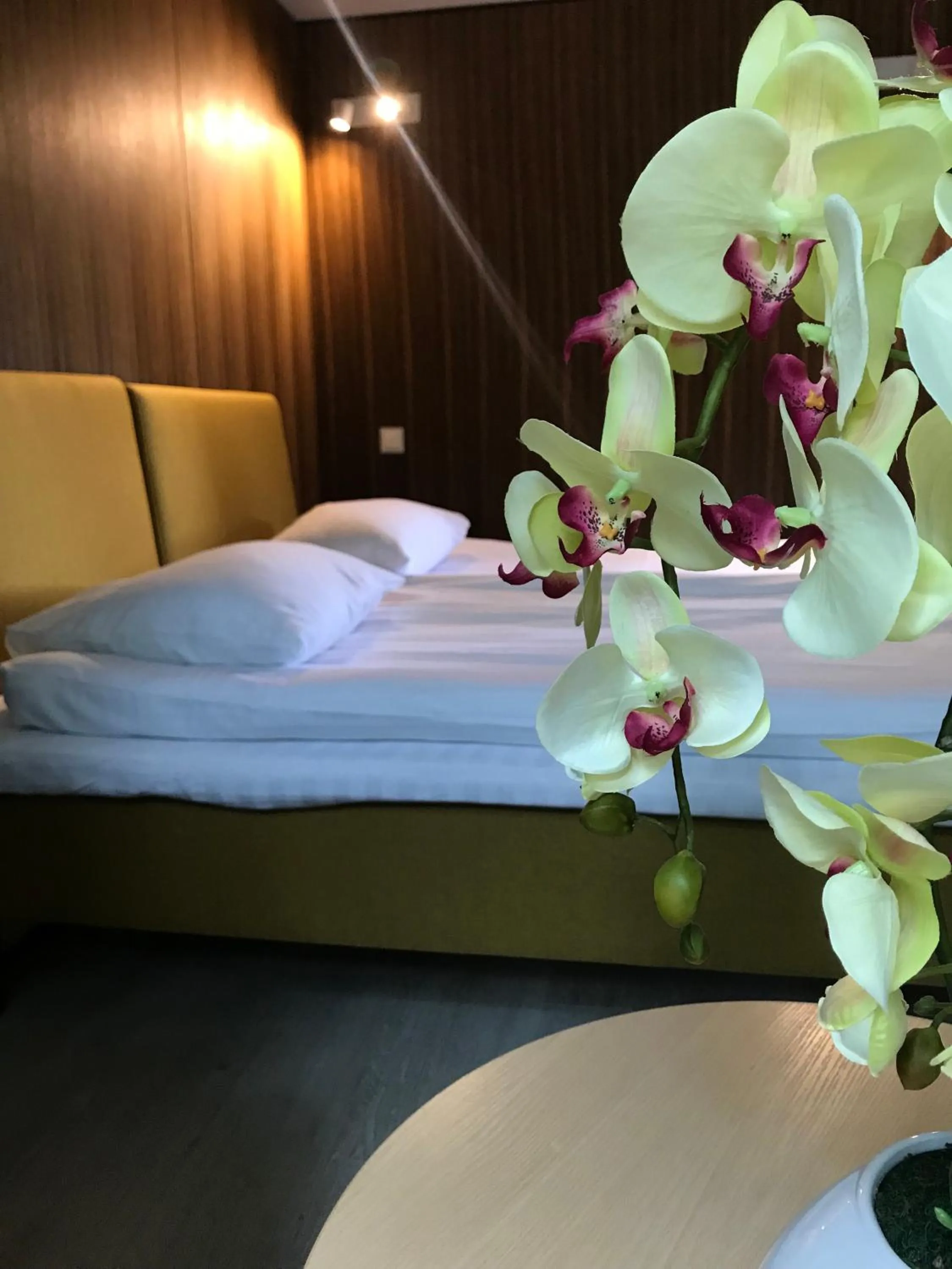 Bedroom, Bed in Hotel Palanga Camping