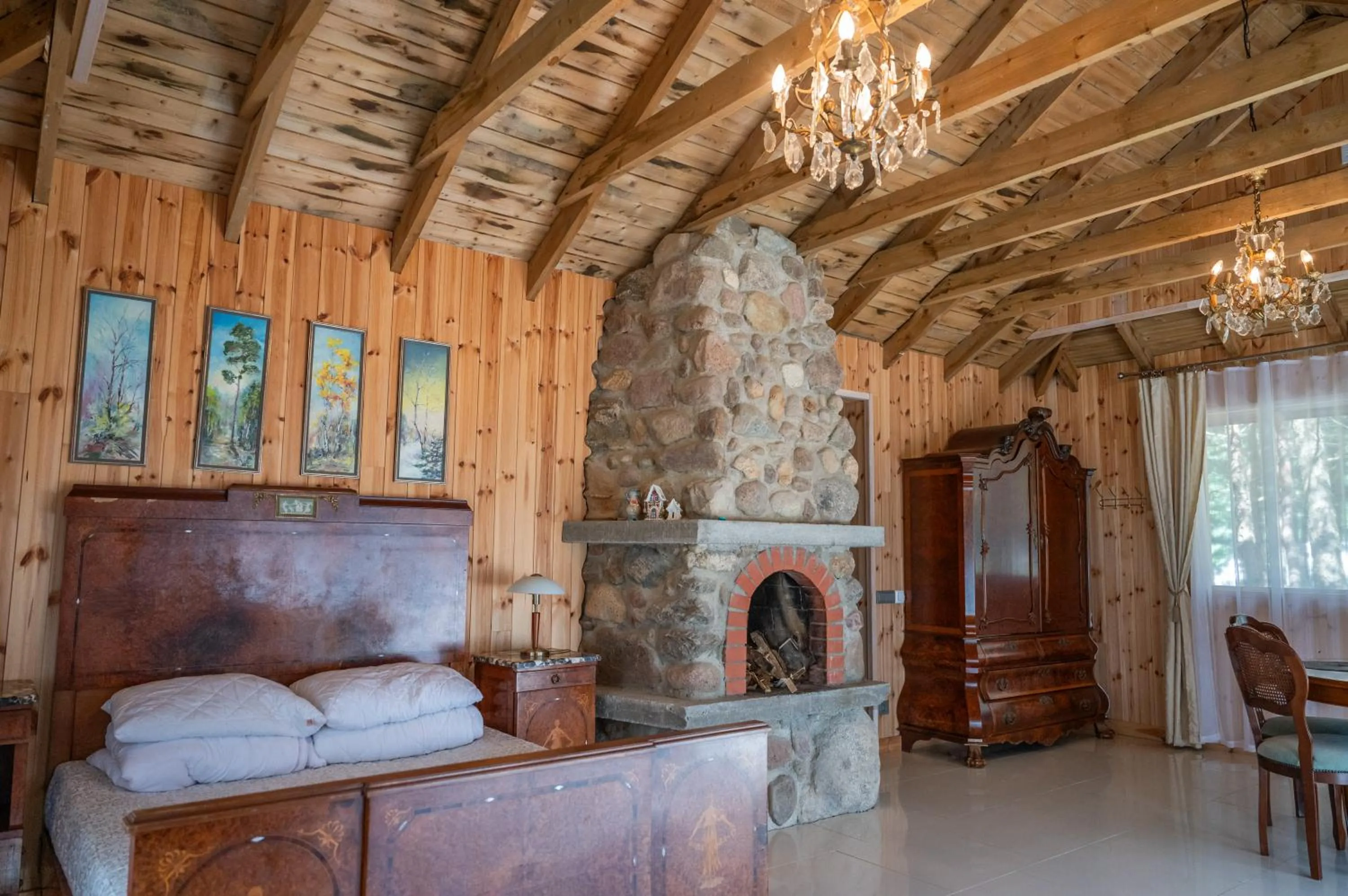 Seating area in Hotel Palanga Camping