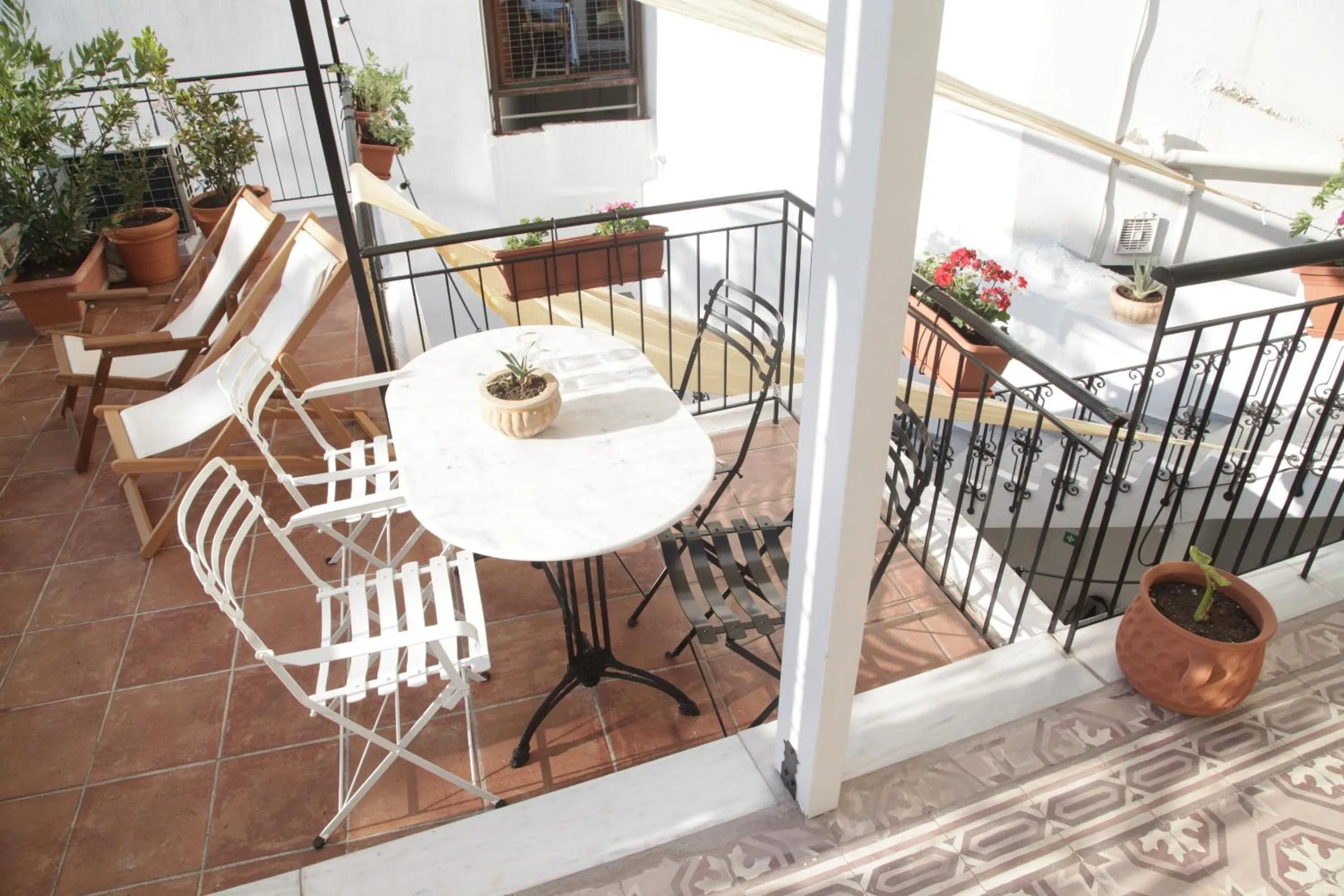 Balcony/Terrace in Live in Athens, THISEIO Historic House