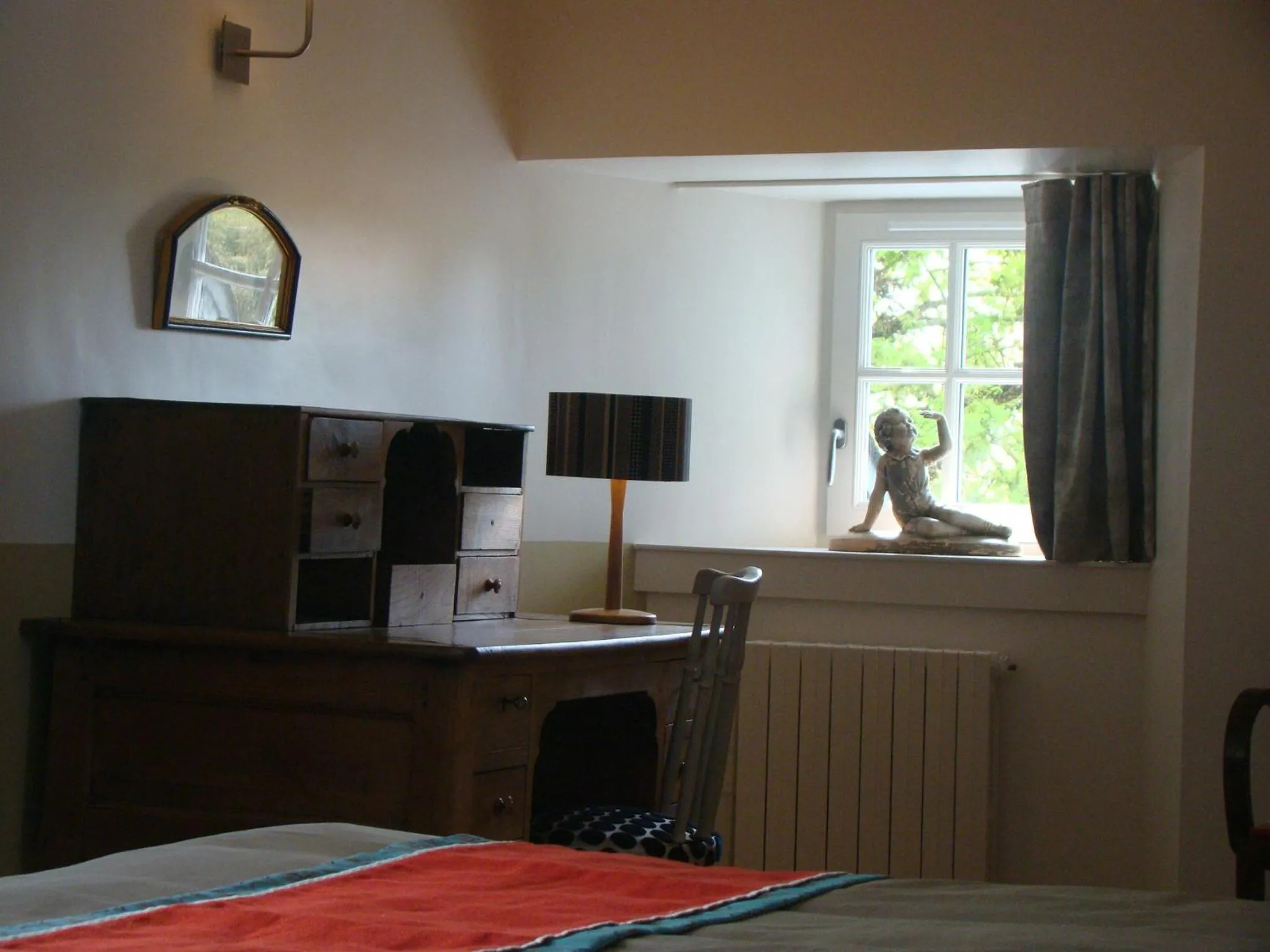 Seating area, Bed in Manoir de la Ville Marie