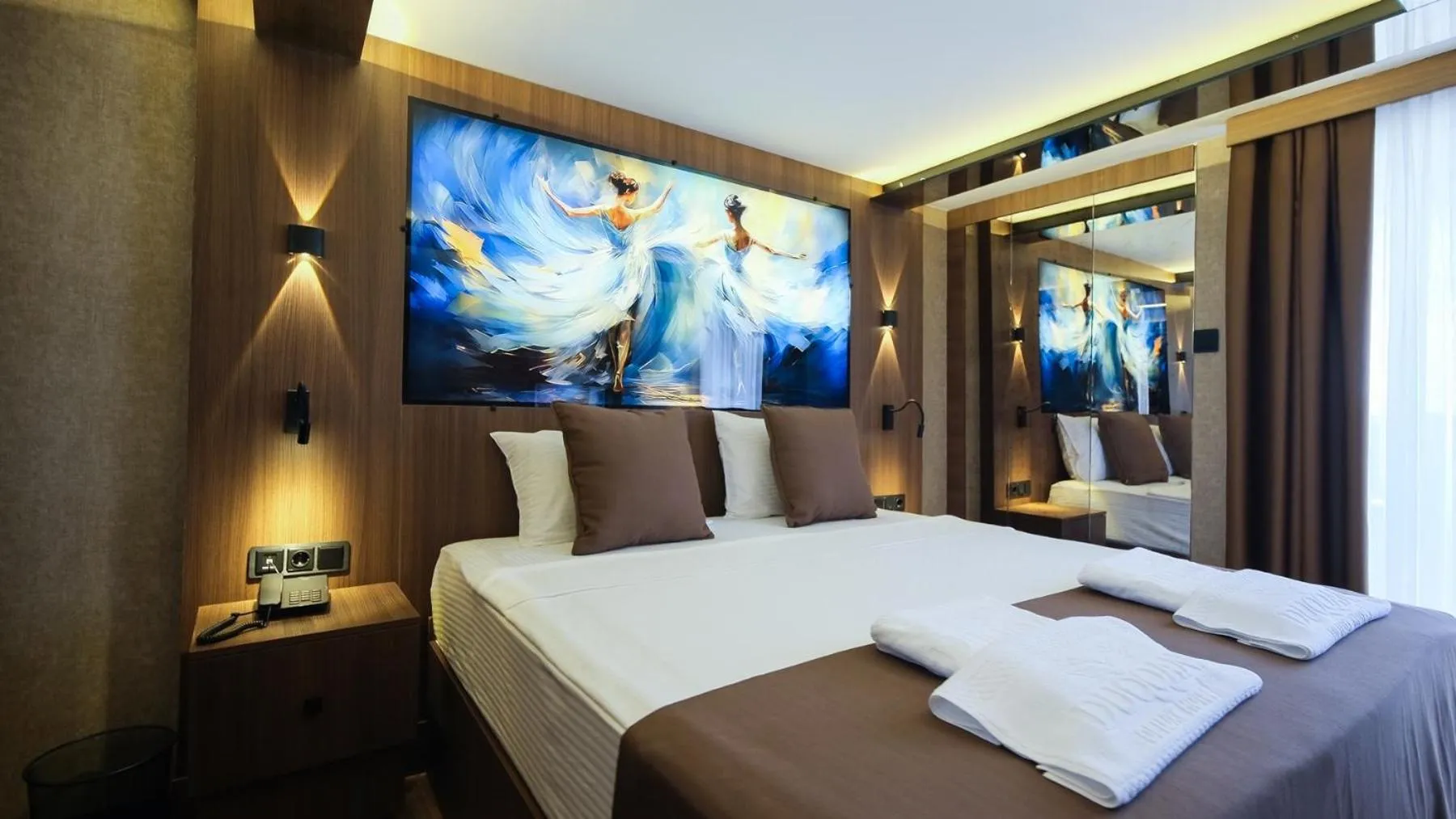 Bed in duqqan deluxe hotel