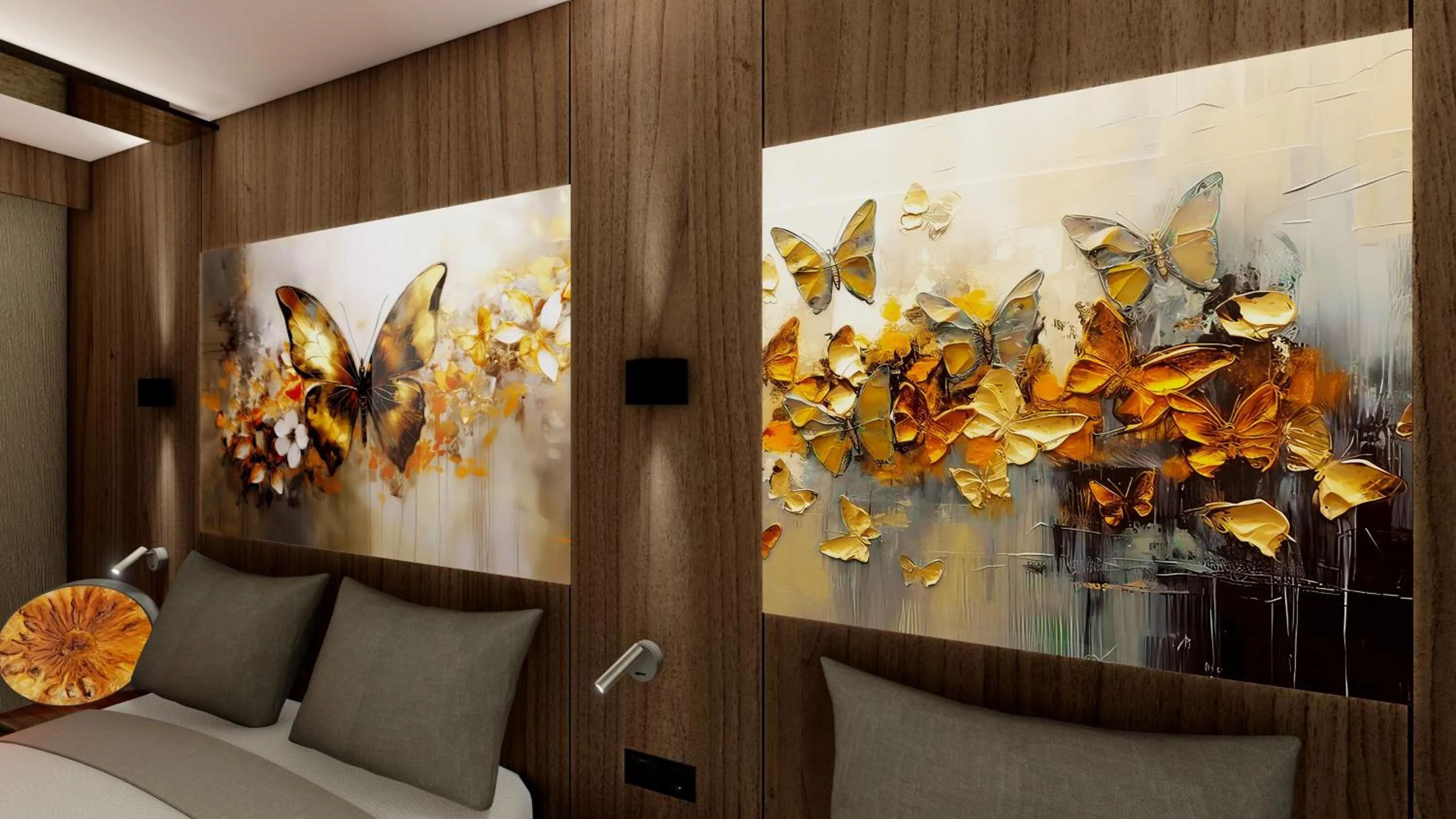 Bed in duqqan deluxe hotel