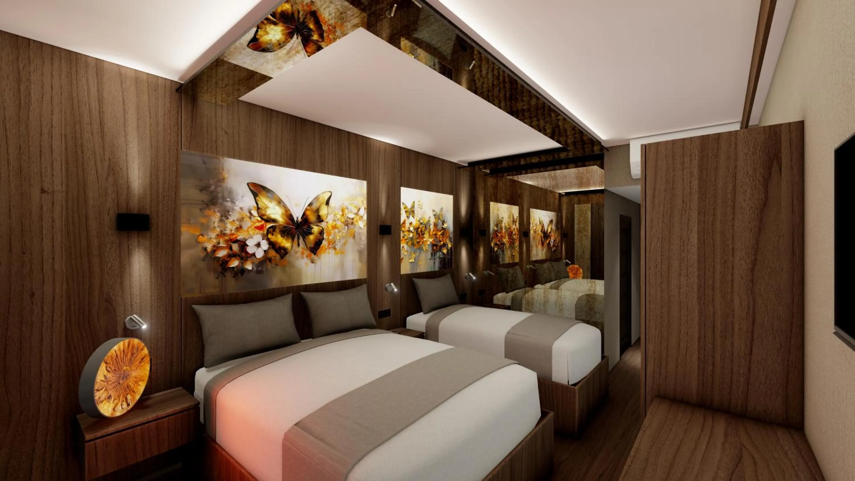 Bed in duqqan deluxe hotel