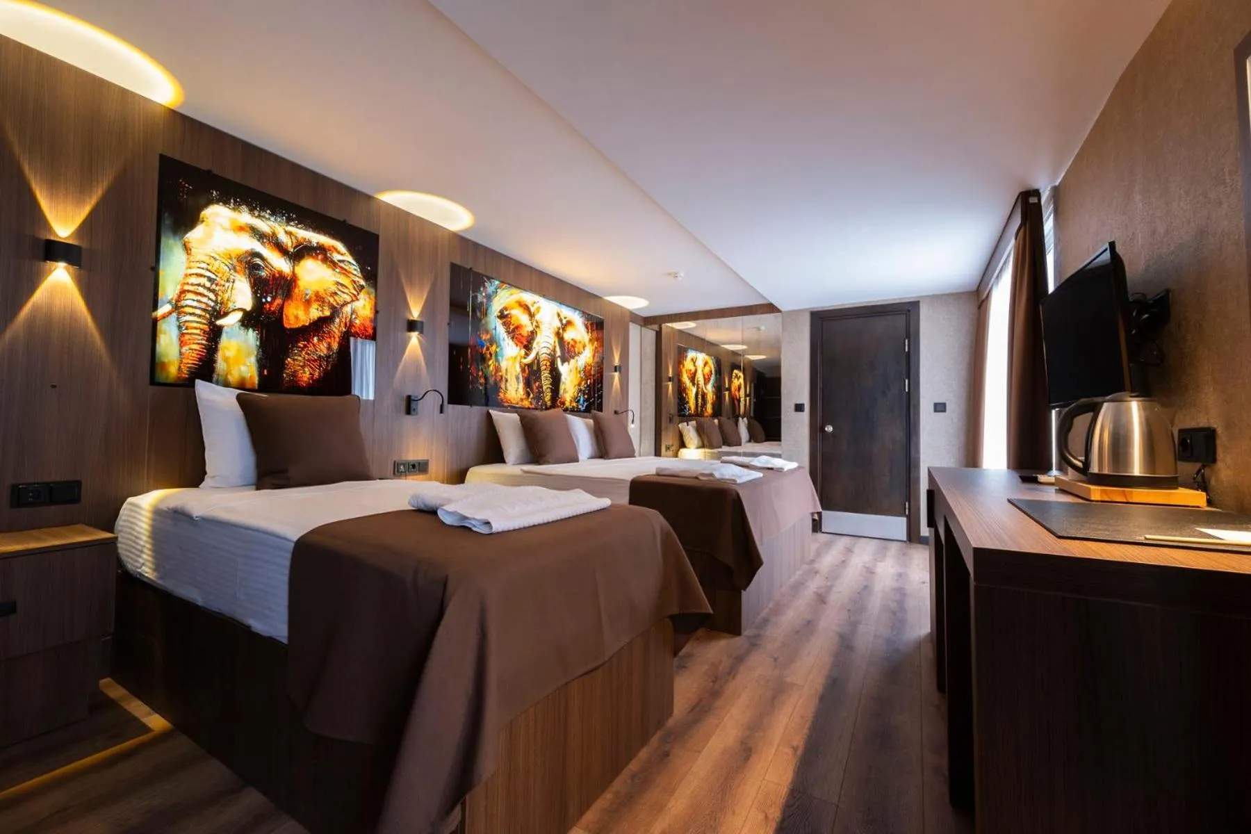 Bed in duqqan deluxe hotel