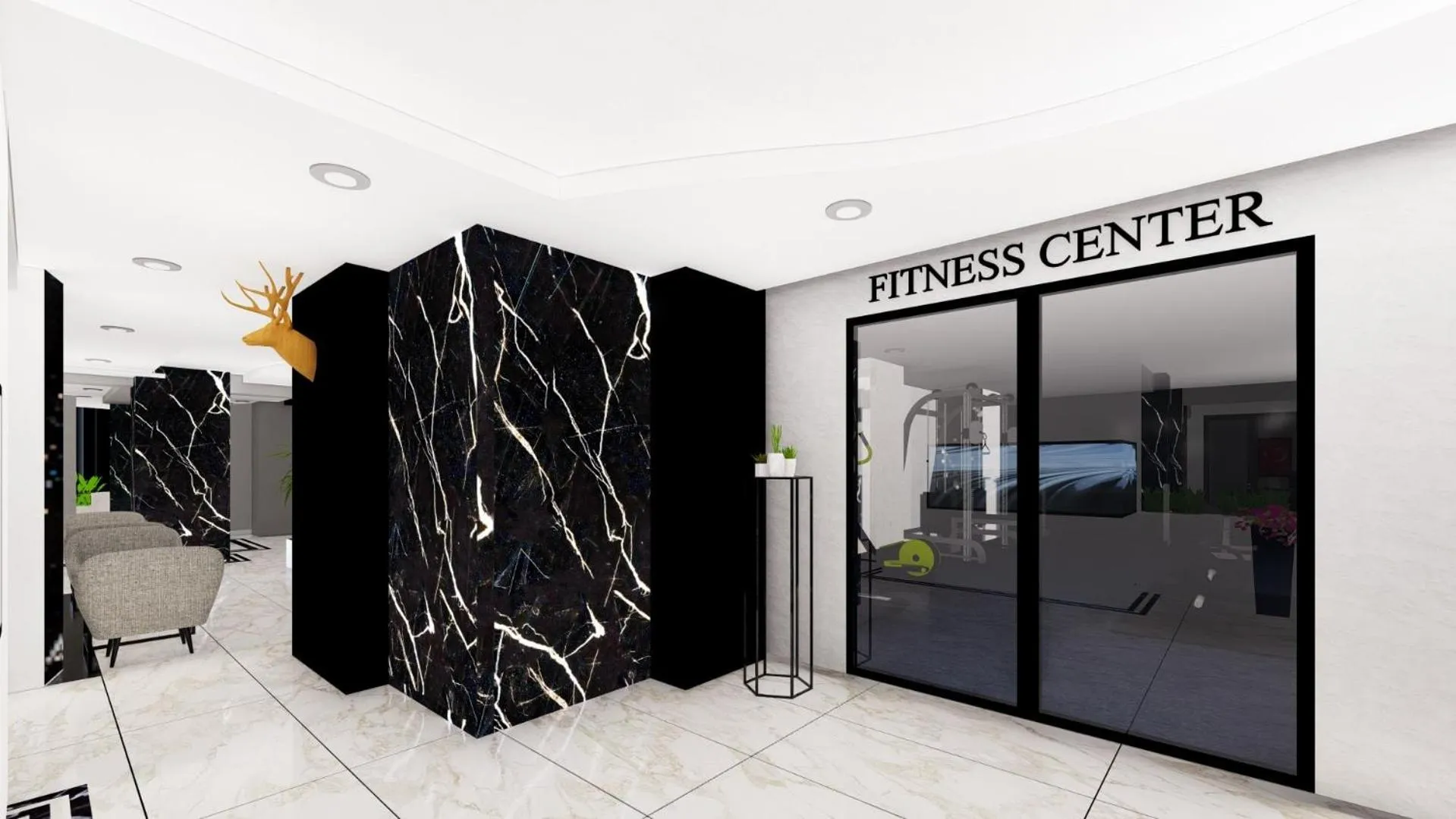 Fitness centre/facilities in duqqan deluxe hotel