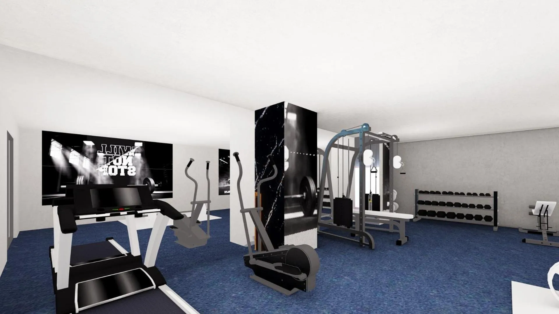 Fitness centre/facilities in duqqan deluxe hotel