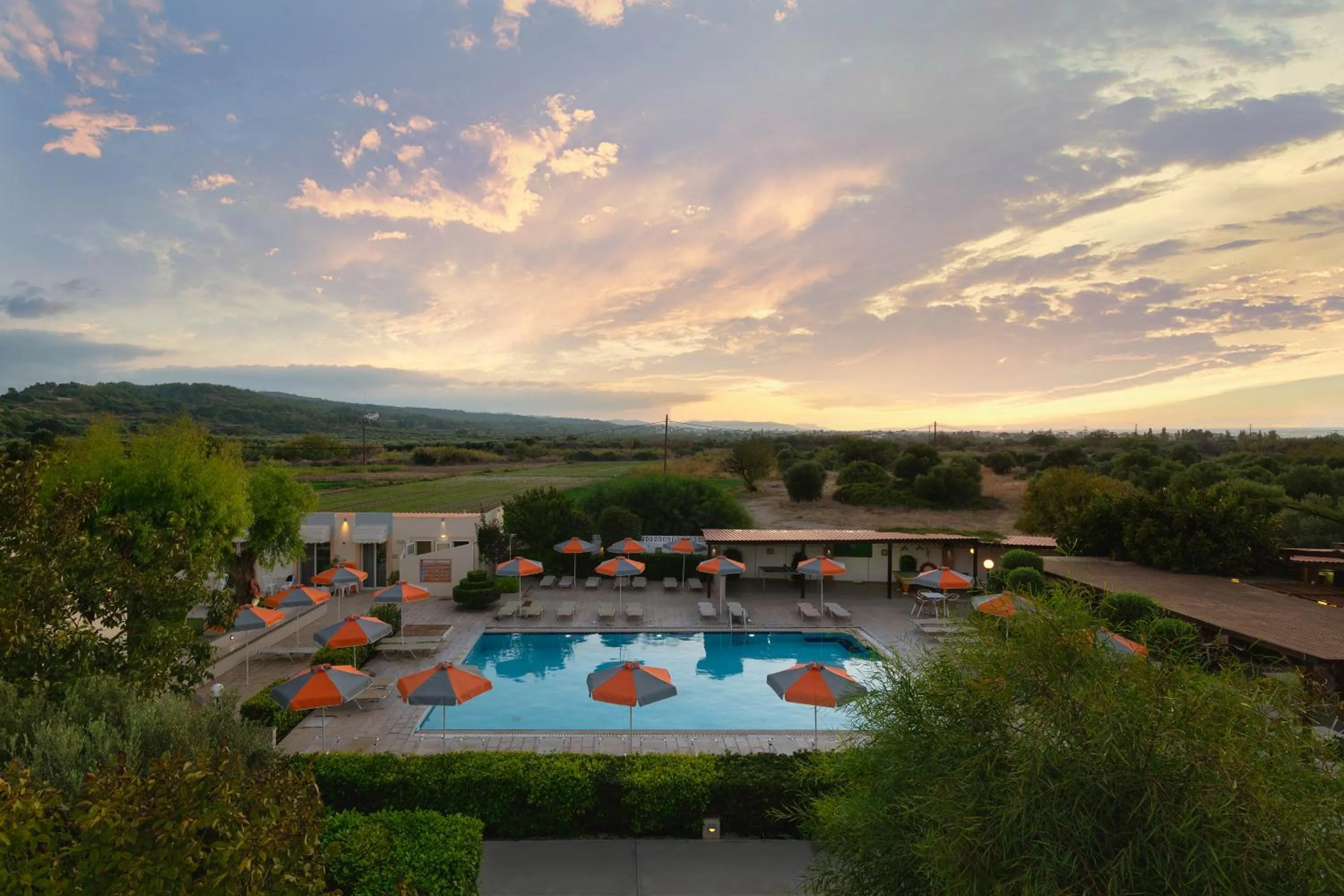 Bird's eye view in Meliton Hotel