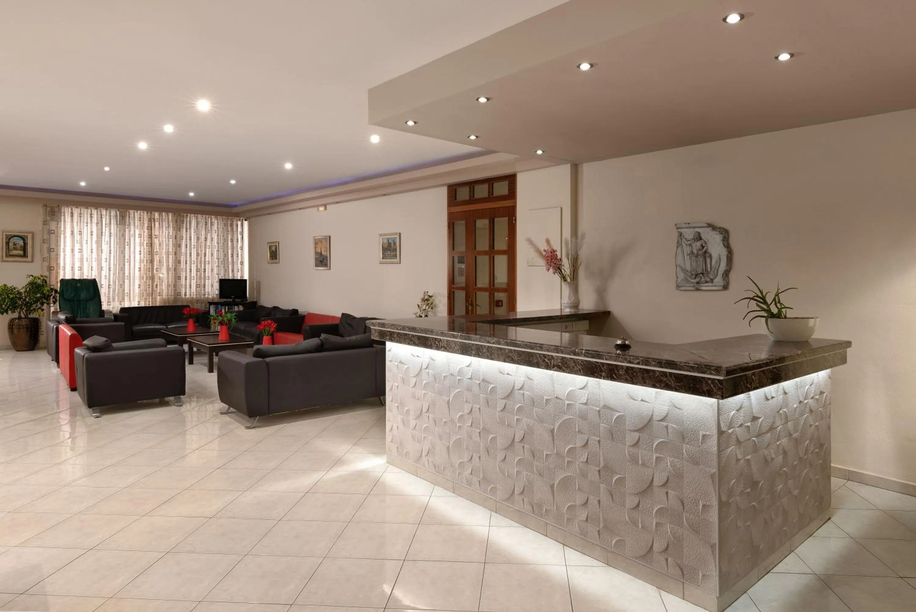 Lobby or reception in Meliton Hotel