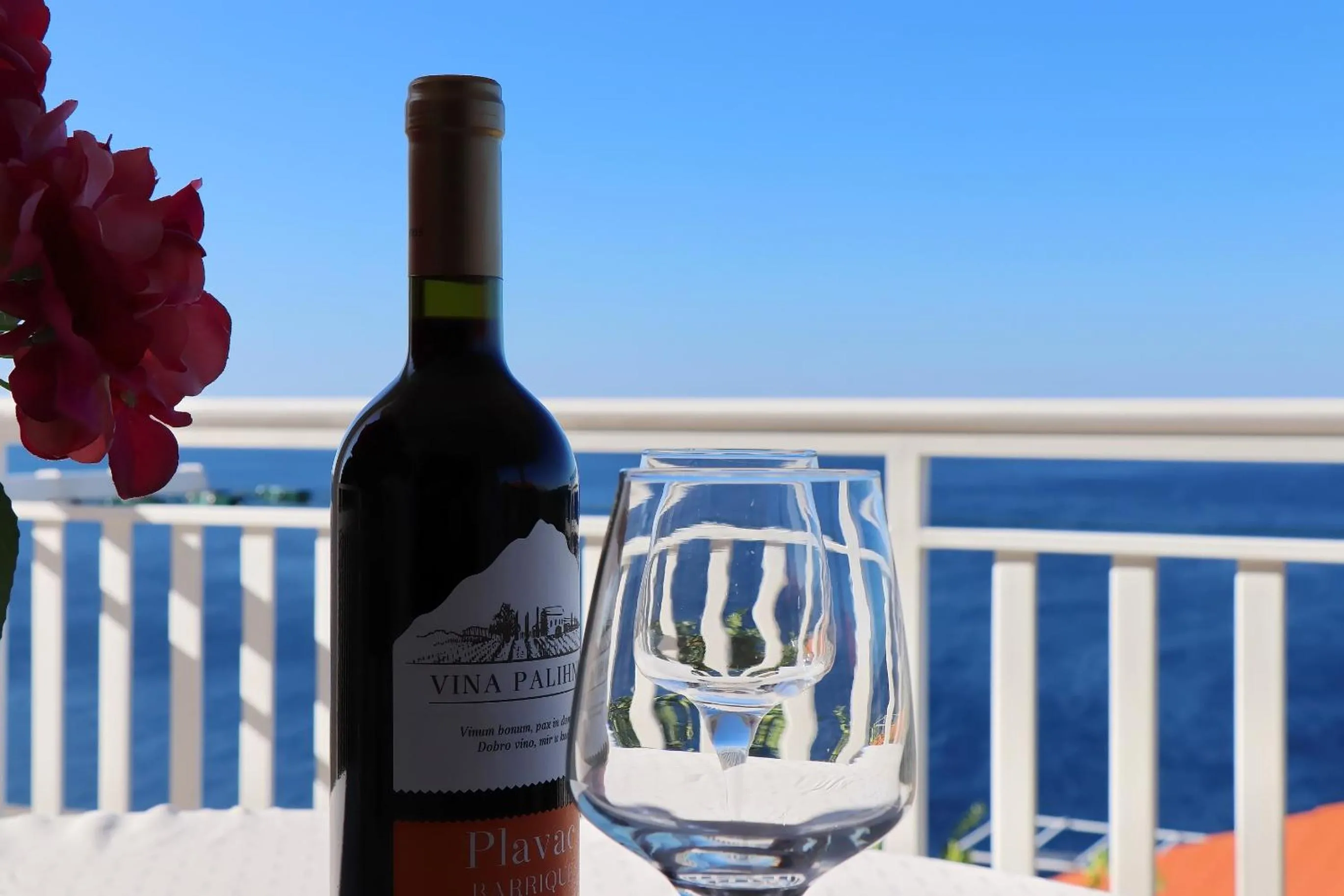 Sea view in Seaside Apartments Hrkać