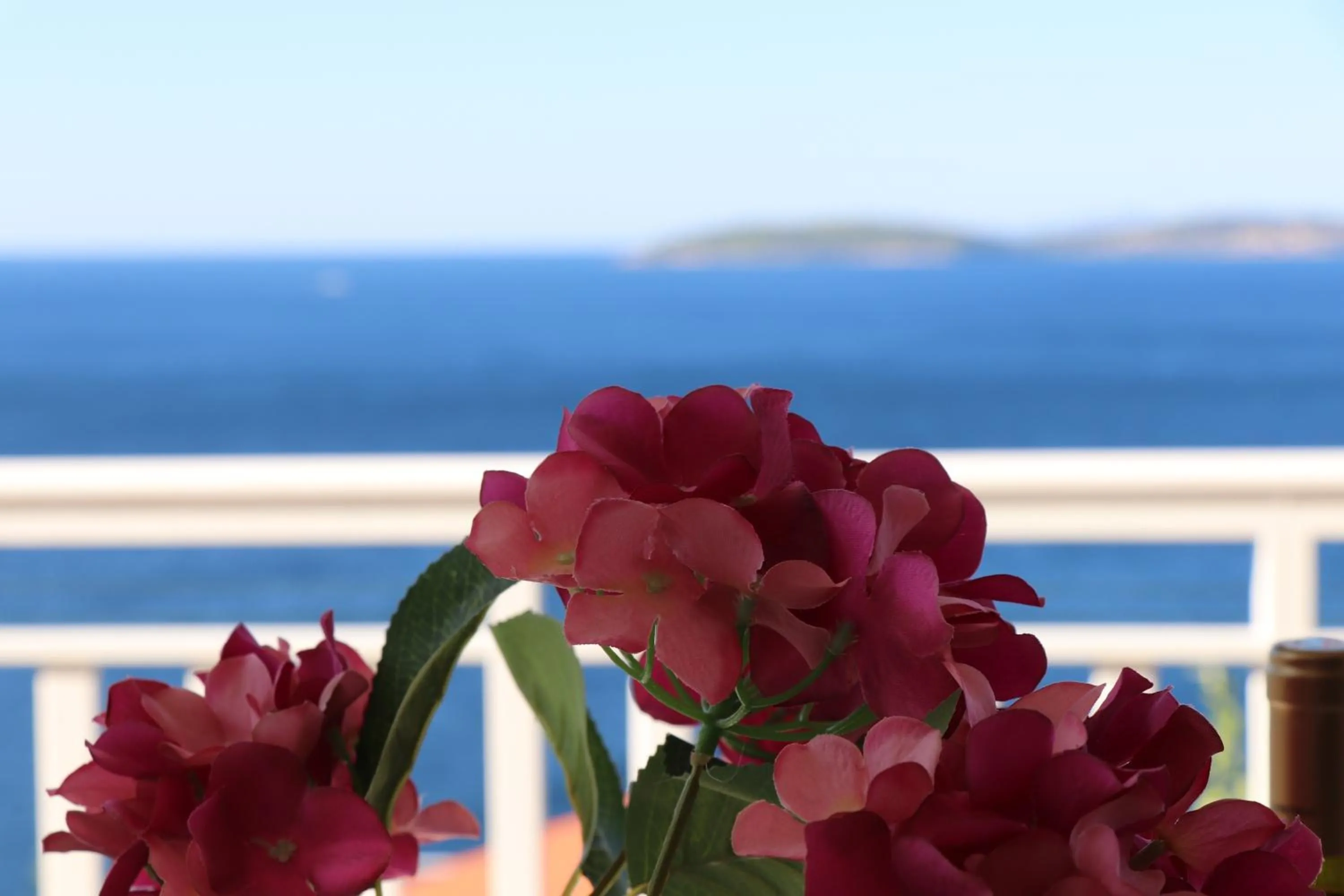 Sea view in Seaside Apartments Hrkać