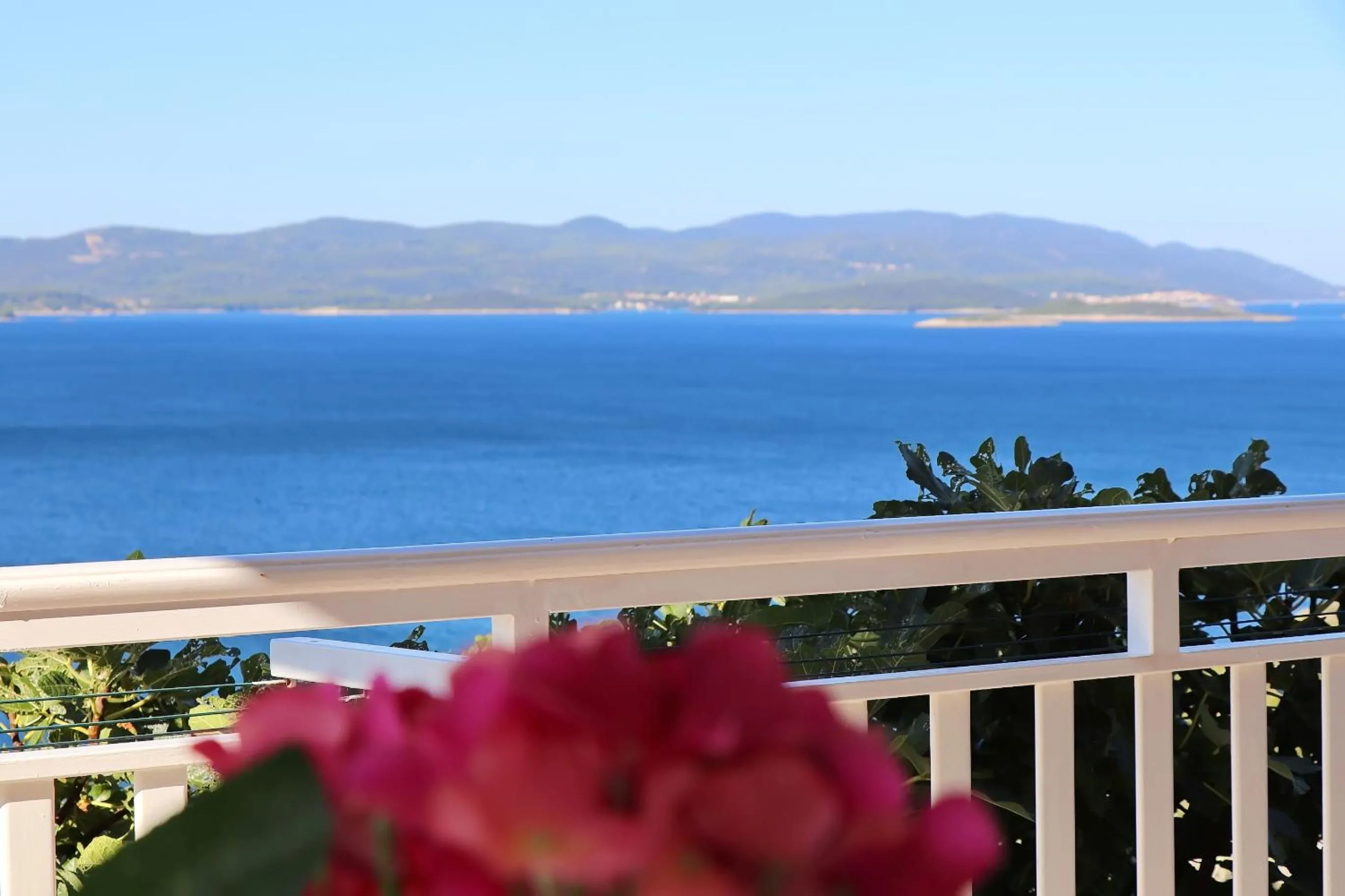 Balcony/Terrace in Seaside Apartments Hrkać