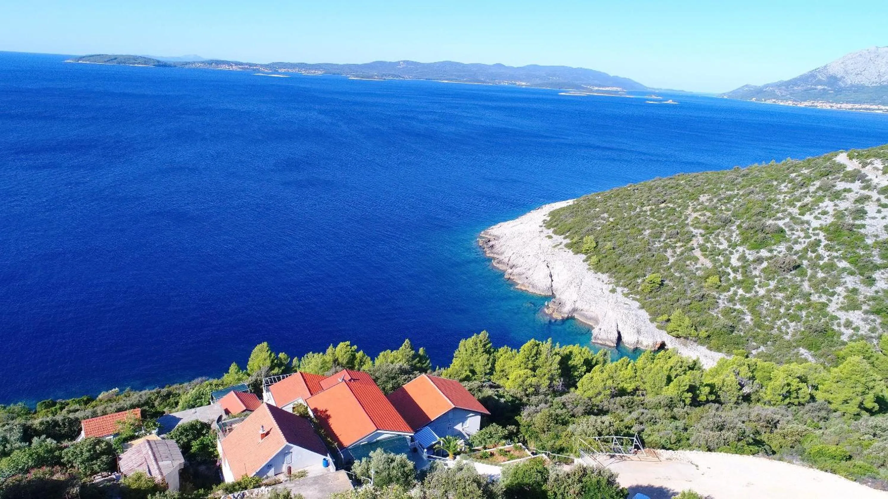 Bird's eye view in Seaside Apartments Hrkać