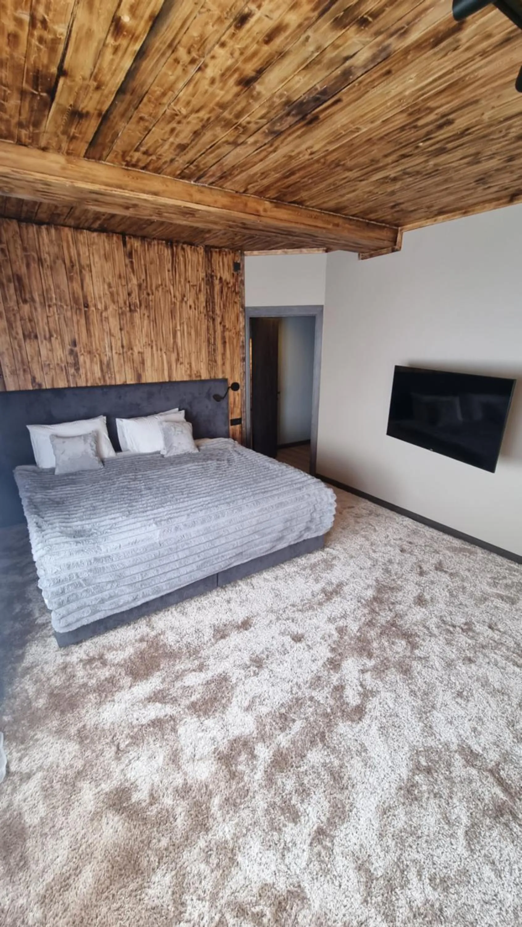 Bed in Shymbulak Resort Hotel