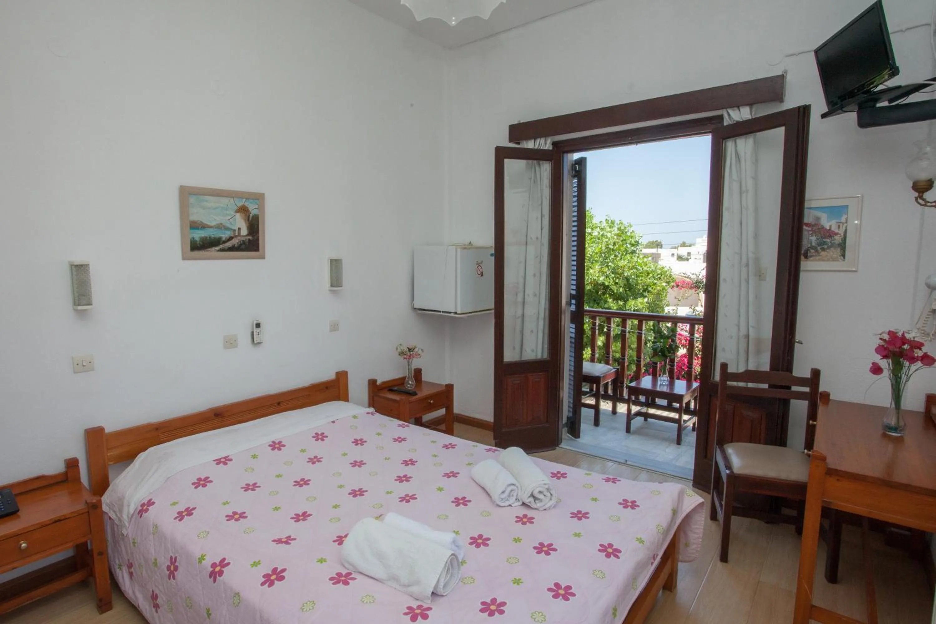 Bed in Villa Zacharo